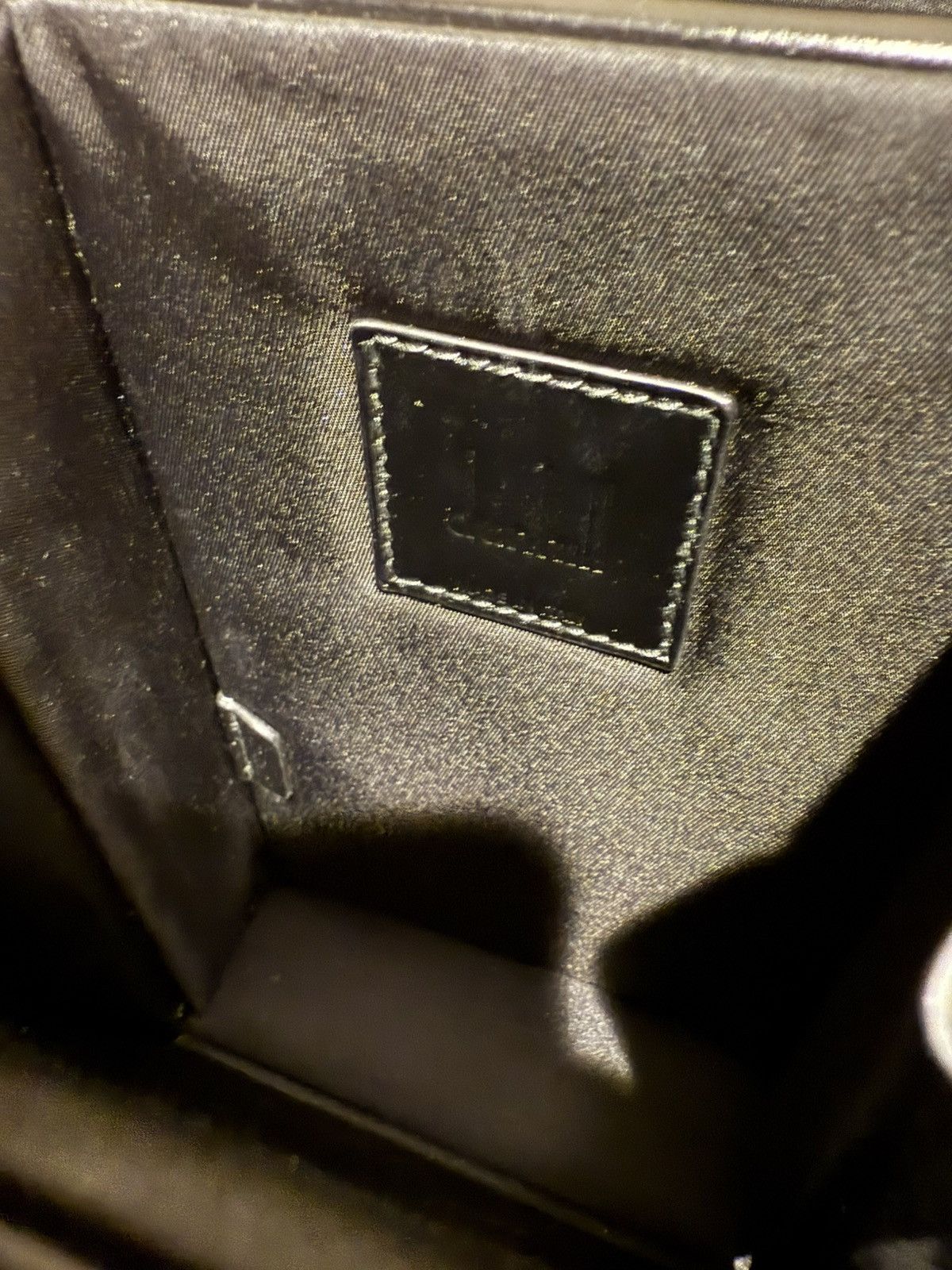 Alfred Dunhill Dunhill Black Leather Gold Lock Crossbody Bag Size ONE SIZE - 8 Thumbnail