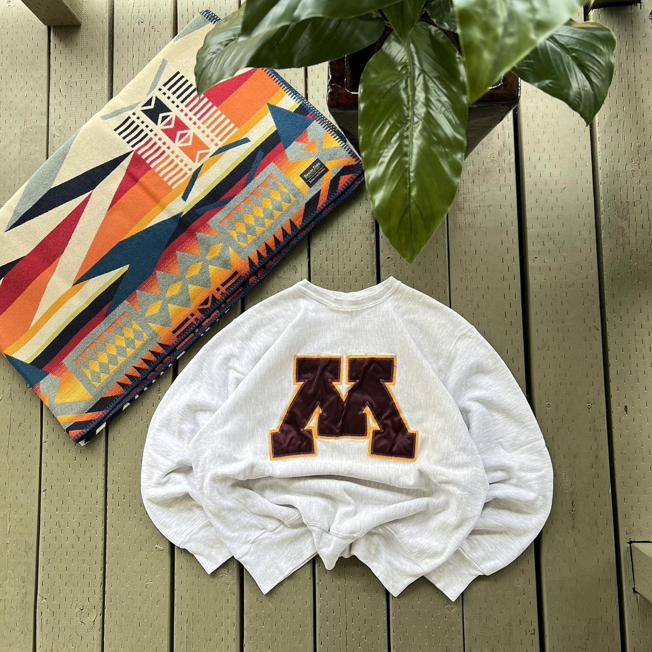 Vintage VTG Minnesota Golden Gophers Sweatshirt ChampionReverseWeave Size US XL / EU 56 / 4 - 5 Thumbnail
