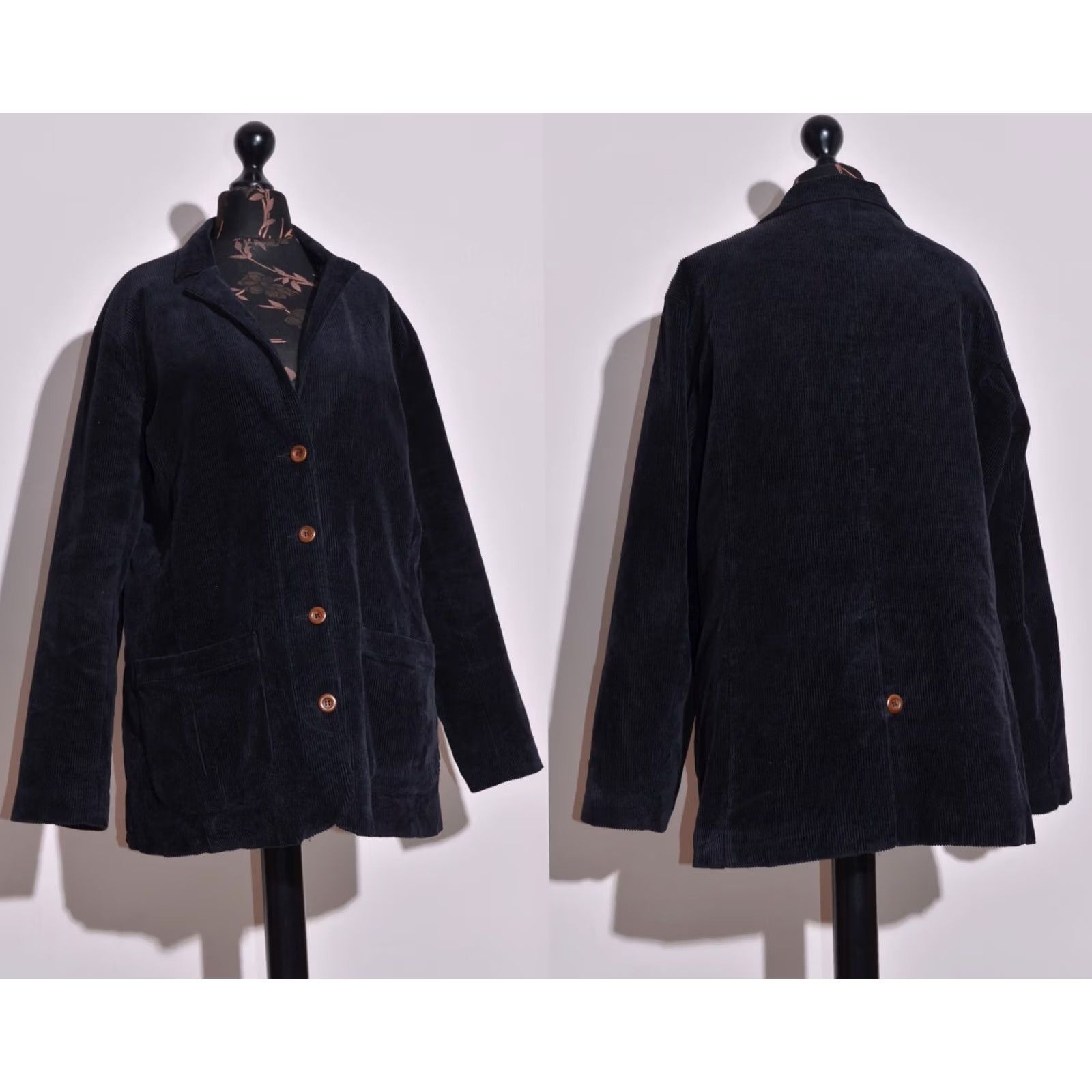 Vintage Gudrun Sjoden Jacket Womens Black Corduroy Pockets XL Vintage? No Jacket with Pockets XL Black Womens Corduroy Gudrun Sjoden Size XL / US 12-14 / IT 48-50 - 2 Thumbnail