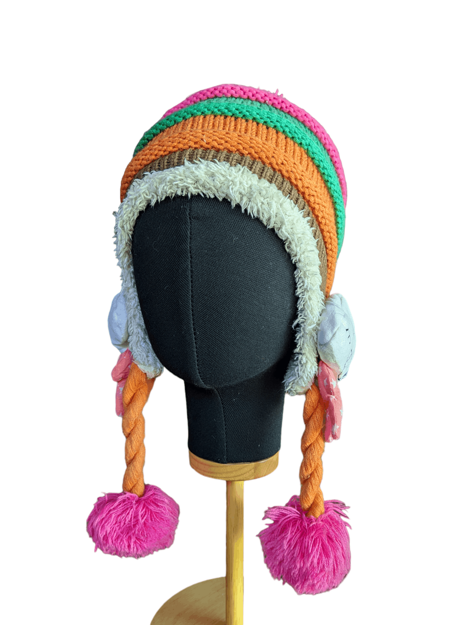Bear-C Beanie Hats With Bear Left and Right Ear
