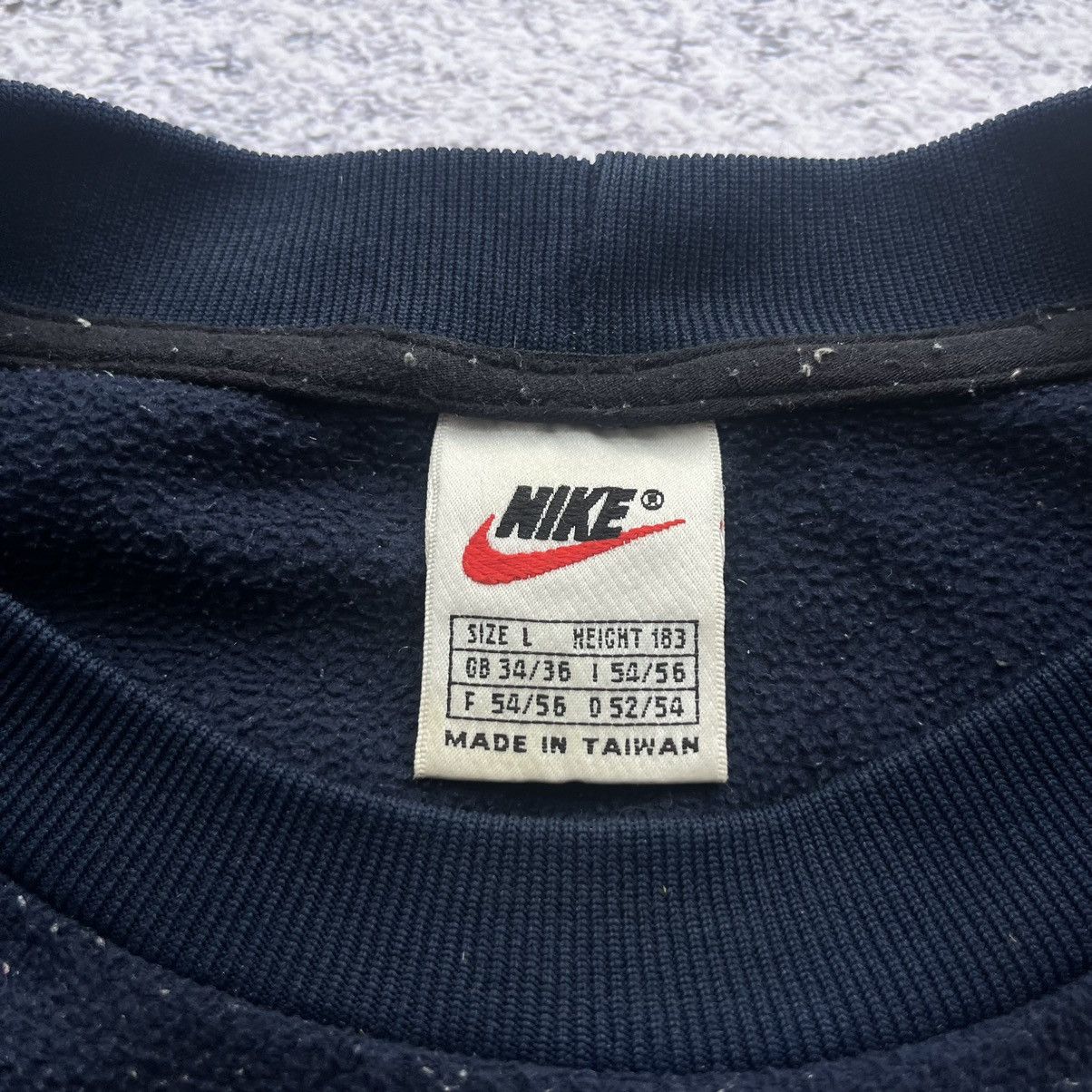 Nike × Vintage Nike fleece vintage sweatshirt made in taiwan Size US L / EU 52-54 / 3 - 3 Thumbnail