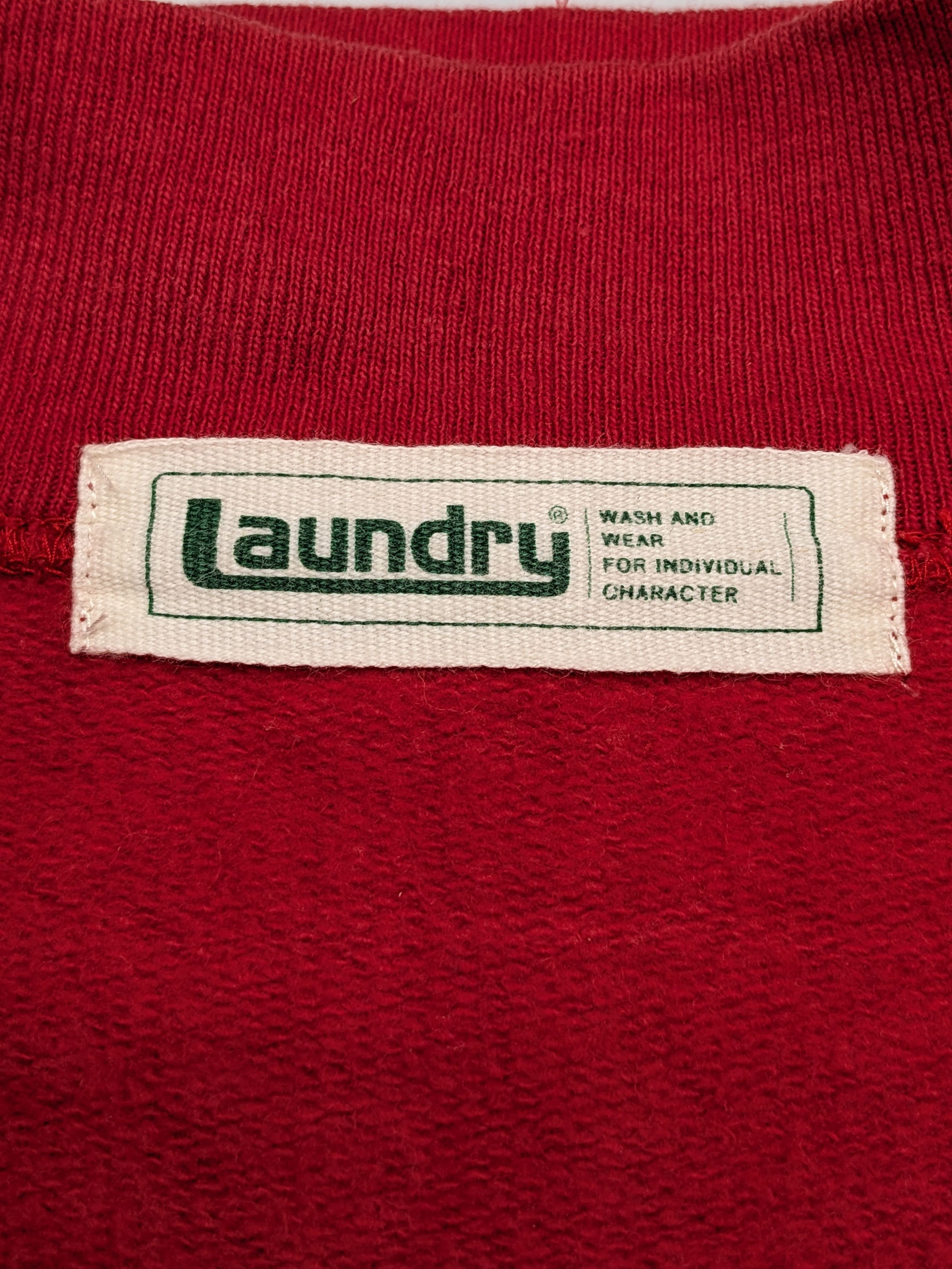Japanese Brand Vintage Laundrt 038° LDY Logo Mock-Neck Full-Zip Sweatshirt Size US S / EU 44-46 / 1 - 8 Thumbnail