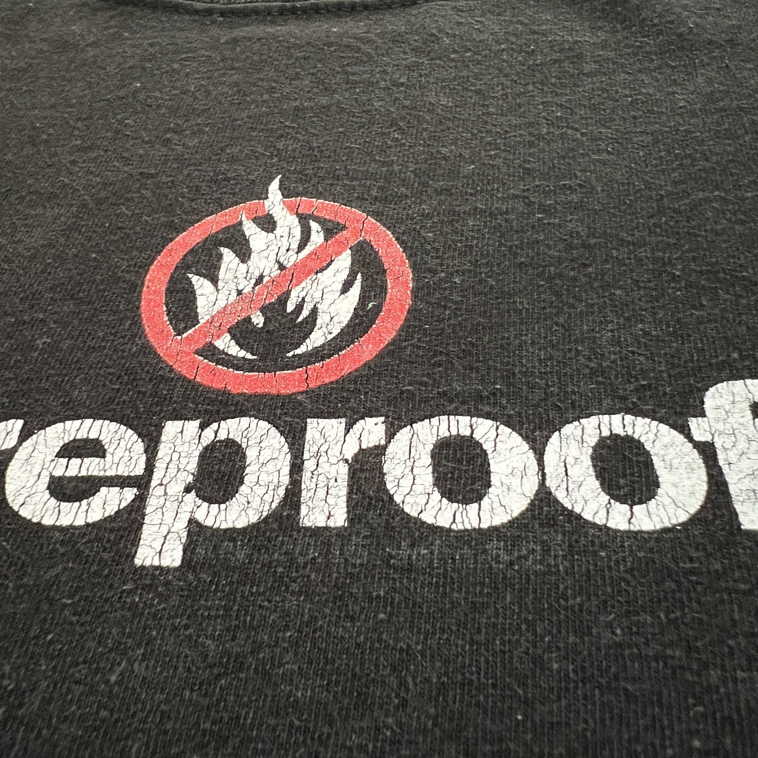 Vintage Vintage Y2K Fireproof Jesus God Bible Holy Tee XL Faded Size US XL / EU 56 / 4 - 3 Thumbnail