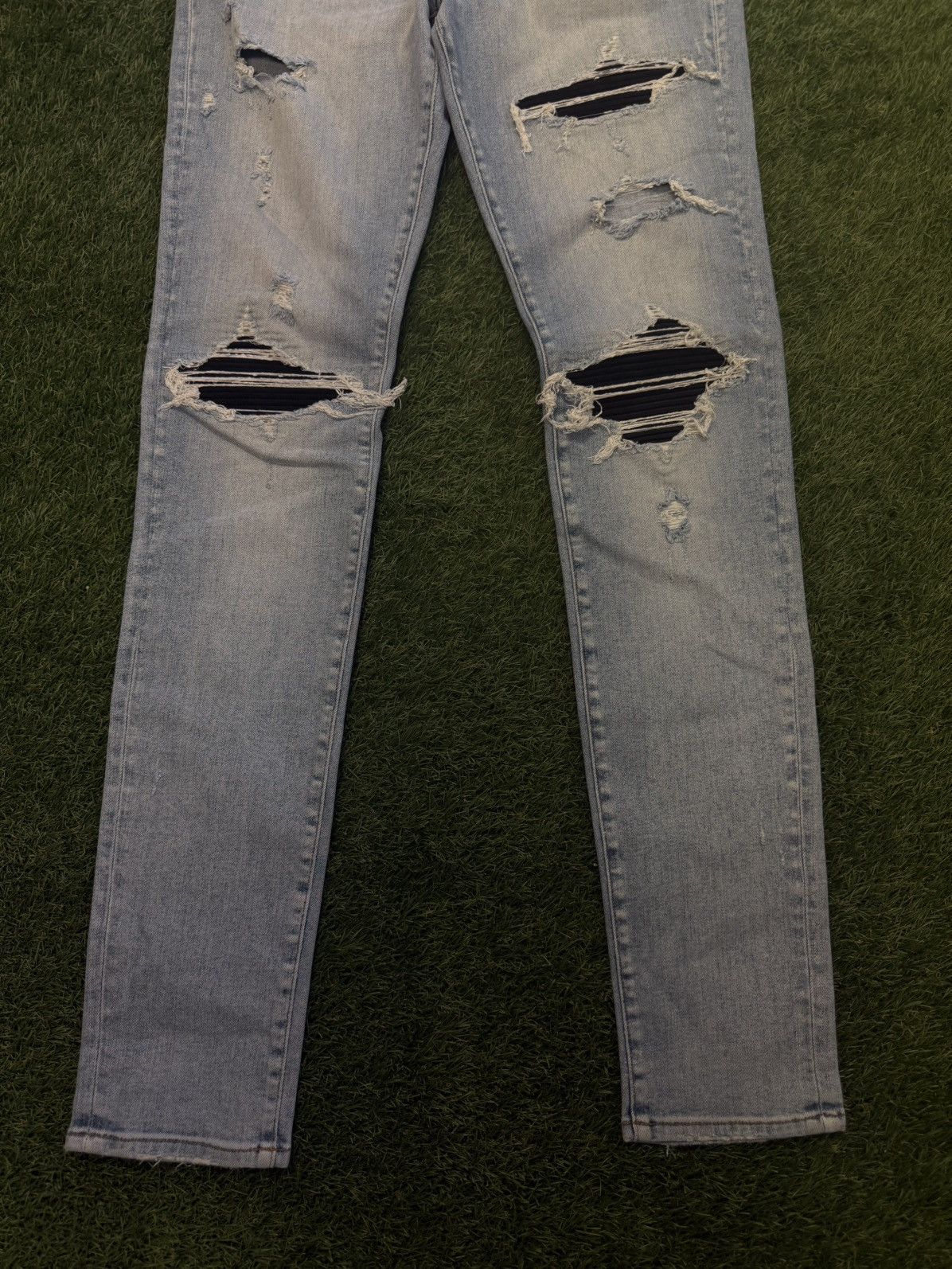 Amiri Amiri MX1 Jeans Size 33 Clean Blue Black Patch 🧼 Size US 33 - 2 Thumbnail