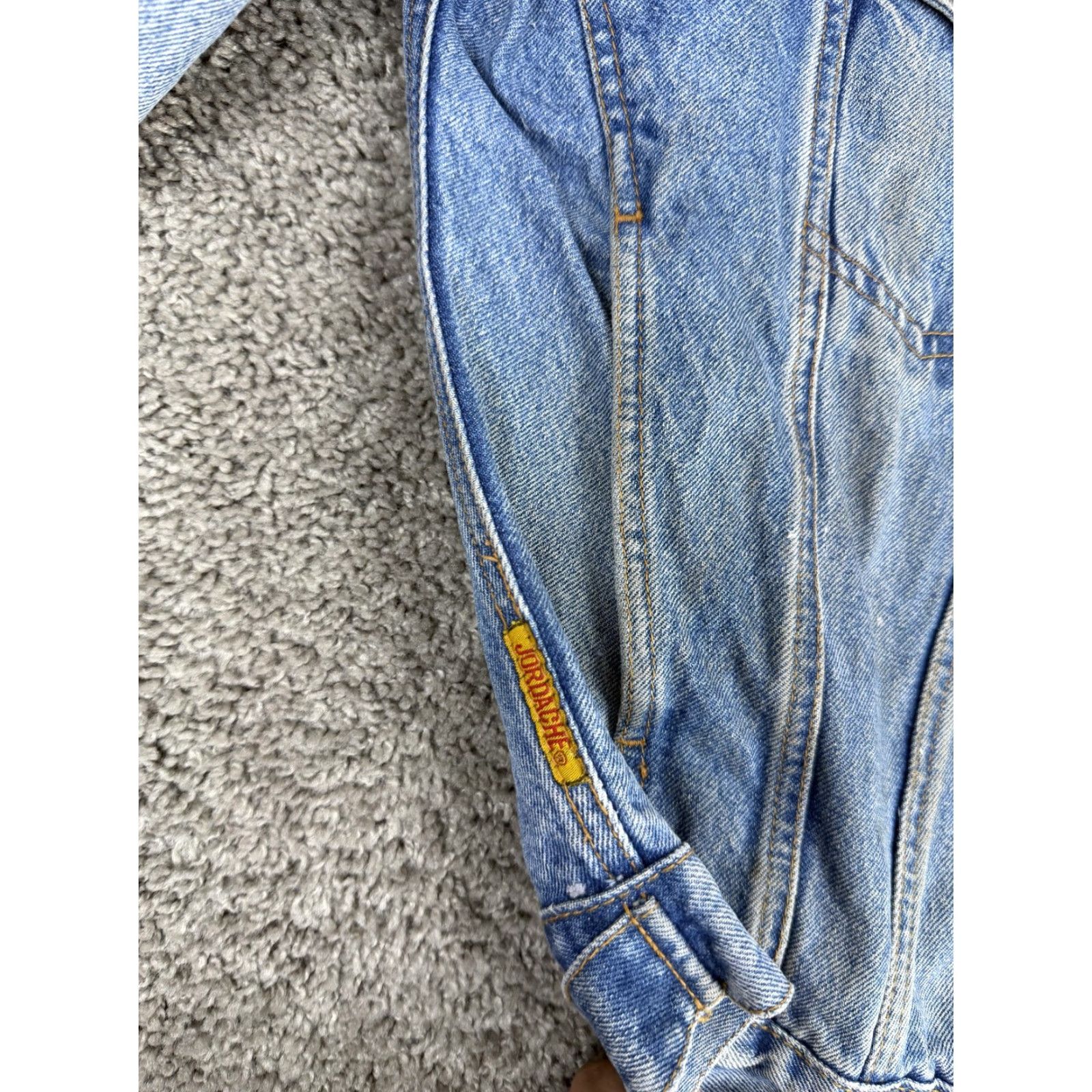 Jordache VTG Jordache Jacket Mens 2XL Trucker Button Front Denim Casual Classic Jeanswear Jacket Size US 39 - 4 Thumbnail