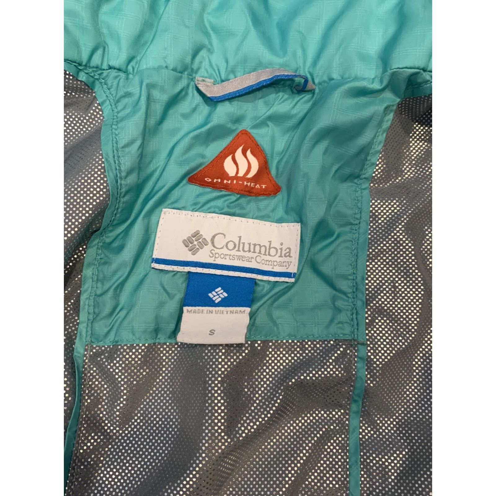 Vintage Columbia Omni Heat Puffer Vest Teal Teal/green S Small Womens Vest Heated Columbia Size S / US 4 / IT 40 - 6 Thumbnail