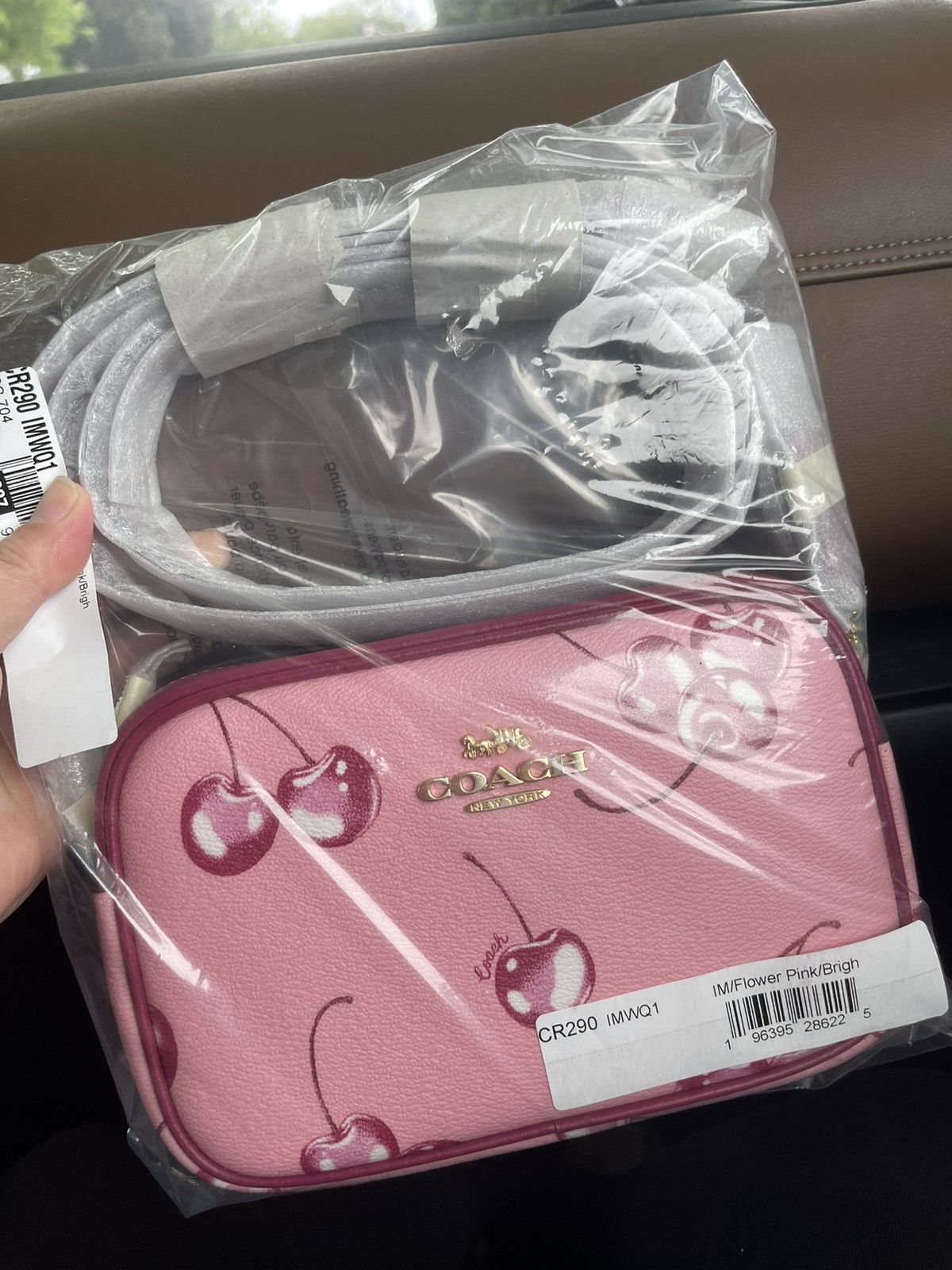 Coach Coach crossbody Bag With Cherry Print Flower Pink CR173 Size ONE SIZE - 1 Thumbnail