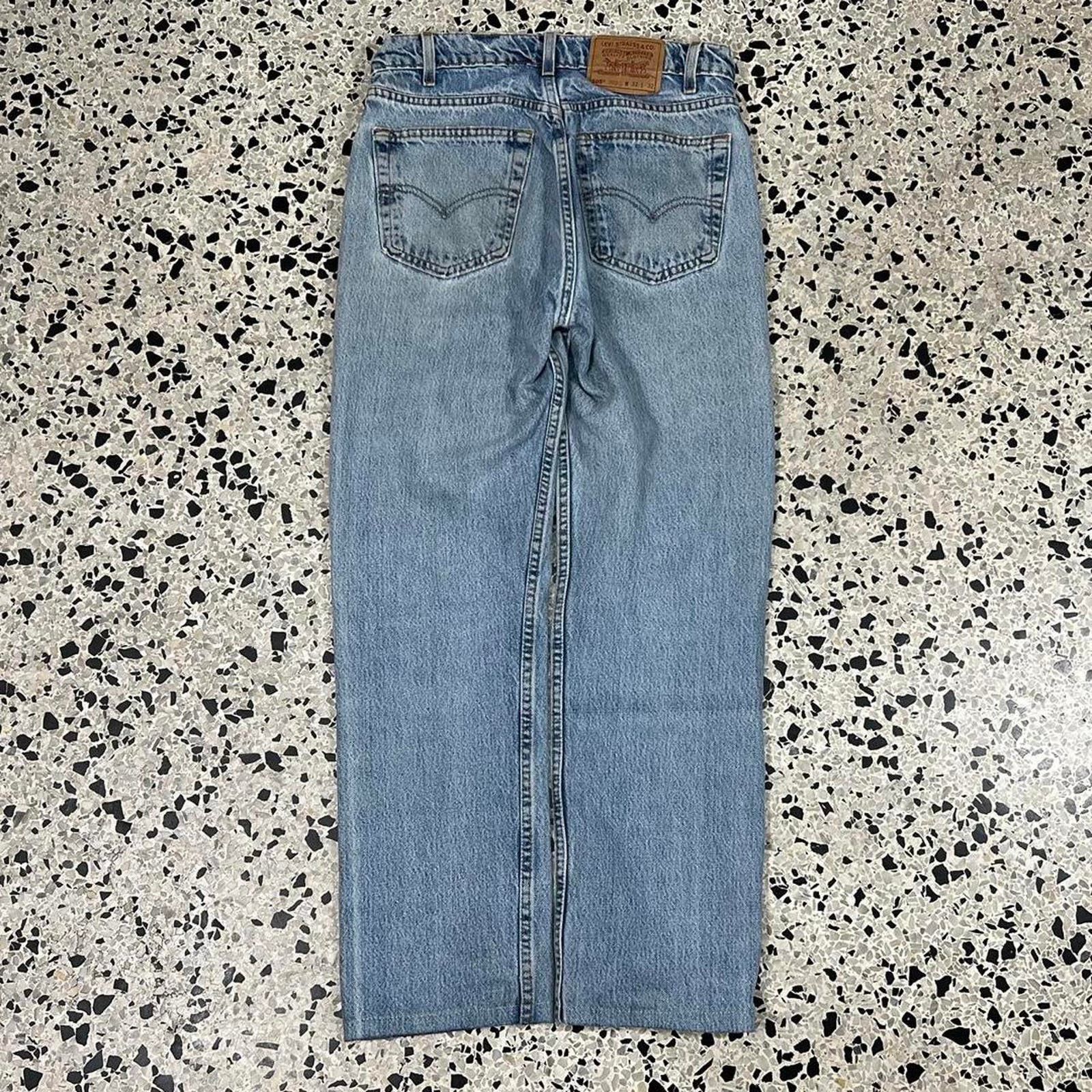 Levi's × Vintage VINTAGE Y2K LEVIS 505 DIABLA HAND DRAWN MODERN PUNK JEANS: Size US 32 / EU 48 - 4 Thumbnail