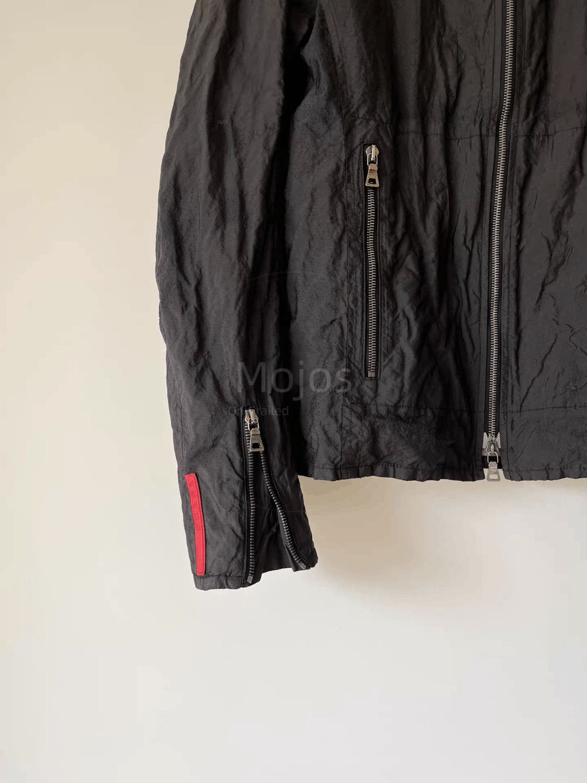 Prada Sz 48 Prada Sports Red Label Nylon Zipper Jacket-2508 Size US M / EU 48-50 / 2 - 2 Thumbnail