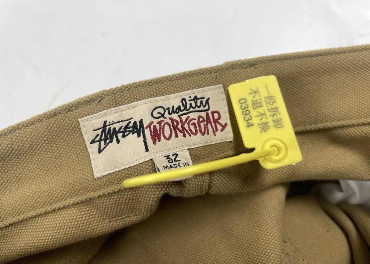 Stussy Stussy Work Pants Leather Panel Lumberjack Trousers J31 Size US 32 / EU 48 - 6 Thumbnail