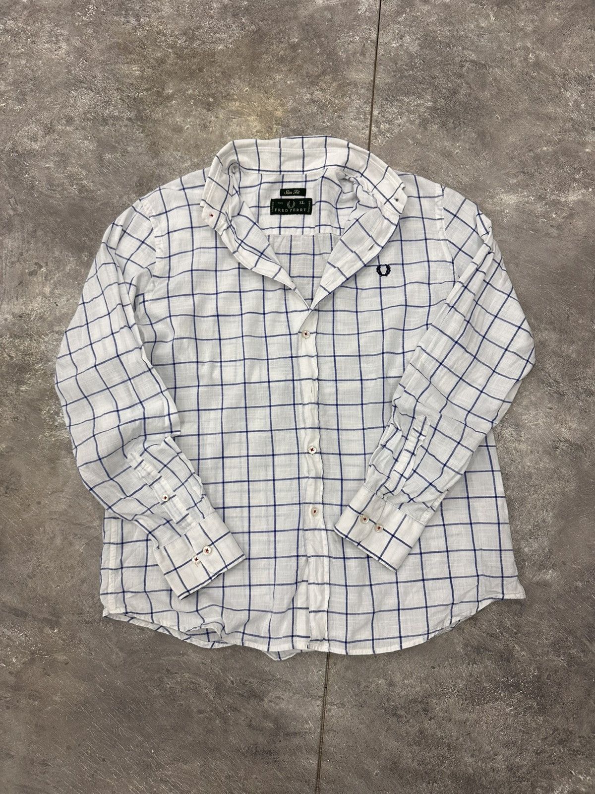 Fred Perry Fred Perry Vintage Made in England Shirts Size US XL / EU 56 / 4 - 1 Thumbnail