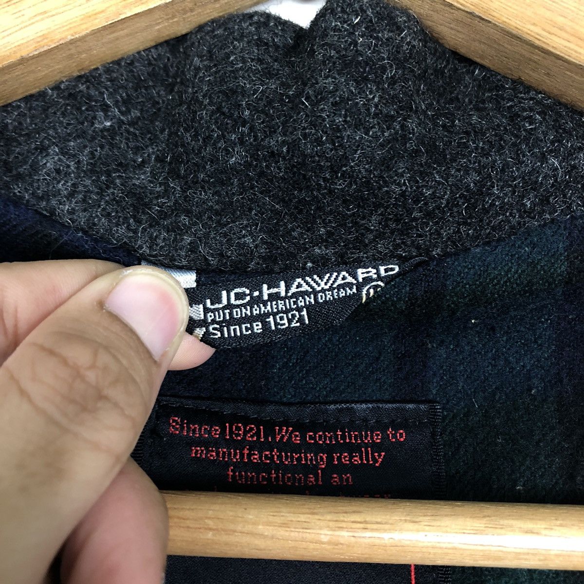 Issey Miyake 🔥Vintage Biker Wool Jacket JC Haward Blanket Tartan Japan Size US M / EU 48-50 / 2 - 20 Thumbnail
