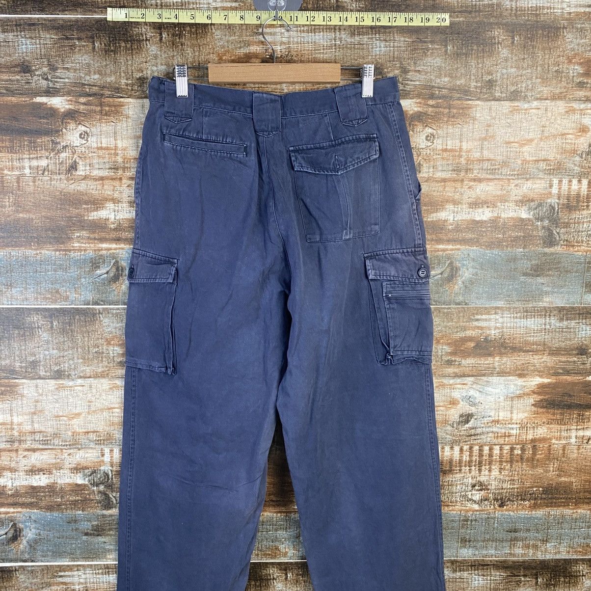Japanese Brand DL Japanese Brand Blue Cargo Multipocket Pants #C969 Size US 31 - 16 Thumbnail