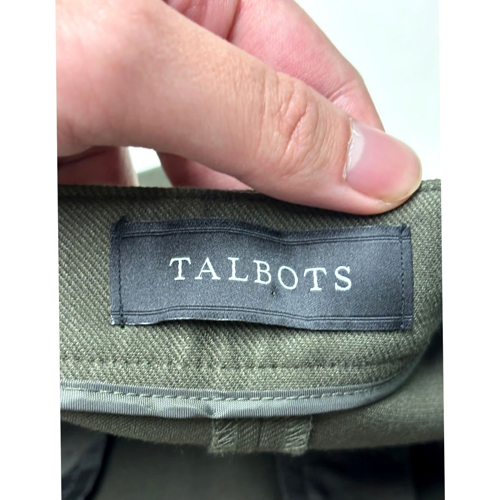 Talbots Talbots Lexington Pant Womens 10 W34 L28 Olive Green Skinny Ankle Length Size 32" / US 10 / IT 46 - 5 Thumbnail