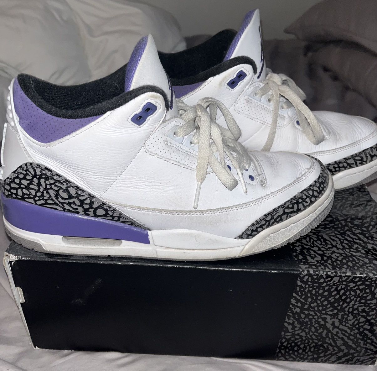 Jordan Brand × Nike Jordan 3 Dark Iris Size US 10 / EU 43 - 2 Thumbnail