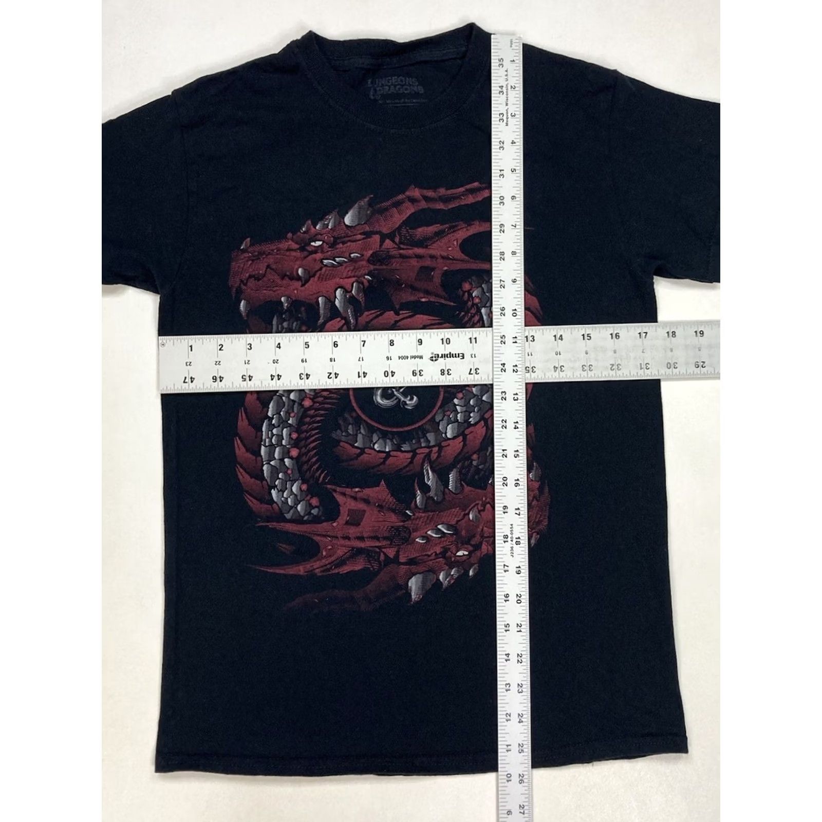 Vintage Dungeons & Dragons T-Shirt Women Small Black Short Sleeve Crew Neck Pullover Casual Party/Cocktail Travel Size S / US 4 / IT 40 - 5 Thumbnail