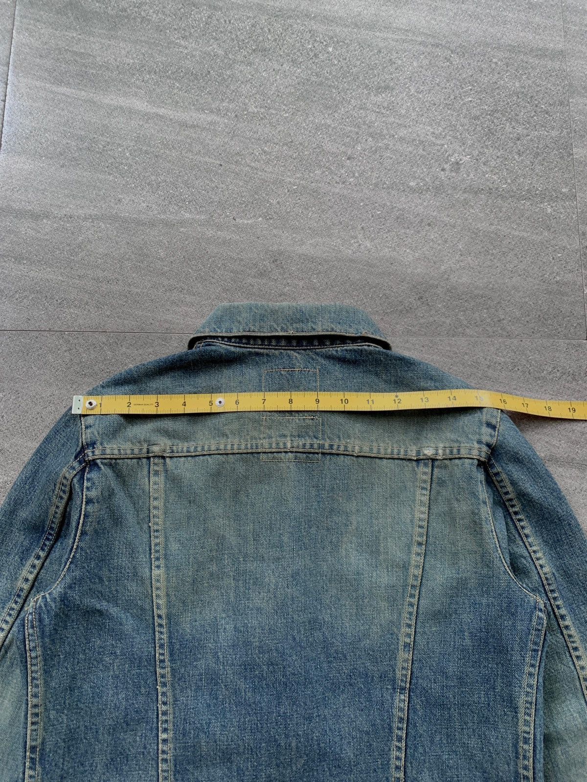 Helmut Lang FREE TAX! Stained Wash Denim Jacket Size US XS / EU 42 / 0 - 21 Thumbnail