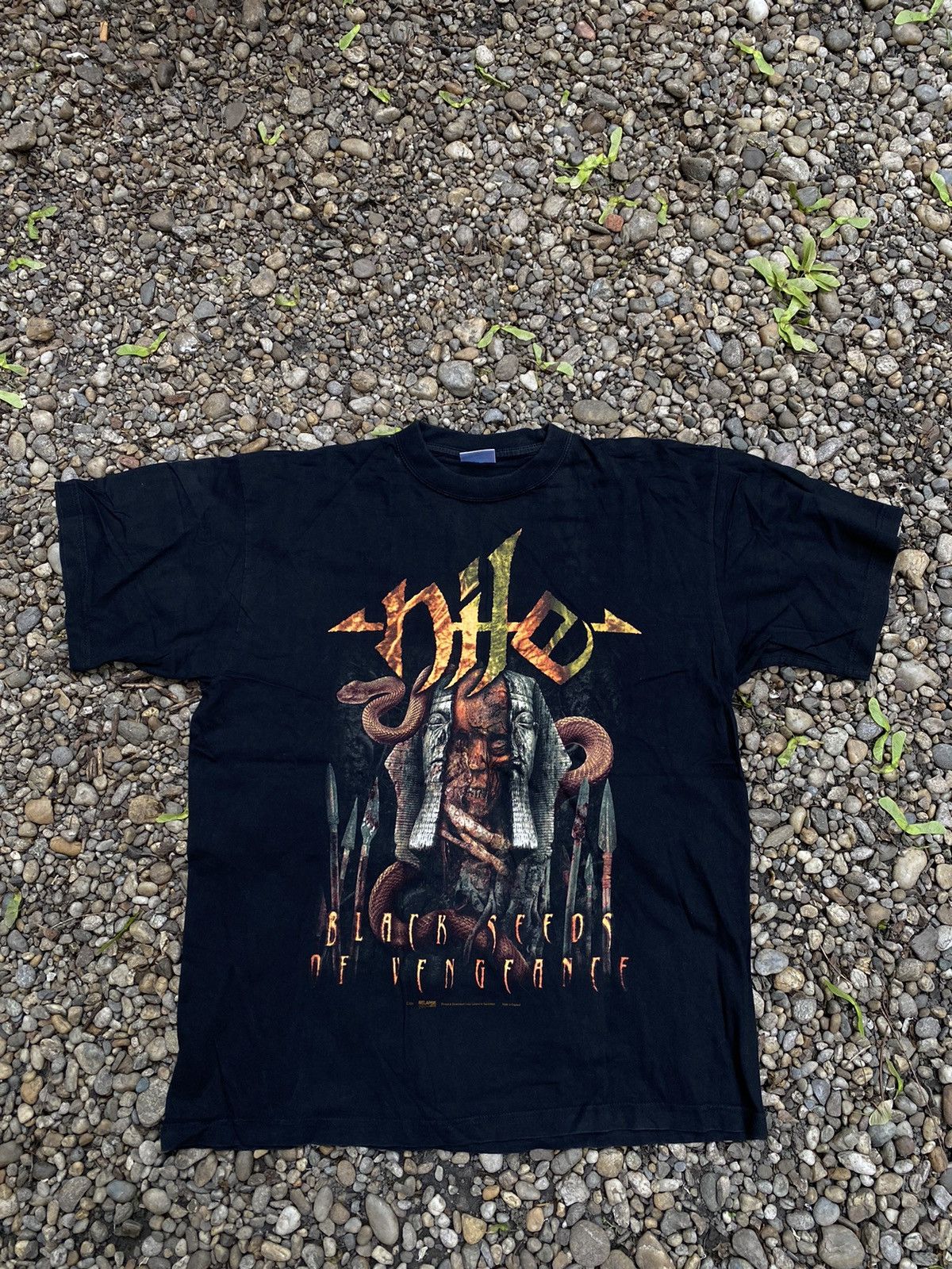 Band Tees × Vintage Vintage Nite Seeds Of Vengeance Death Metal T-Shirt Size US XL / EU 56 / 4 - 1 Thumbnail
