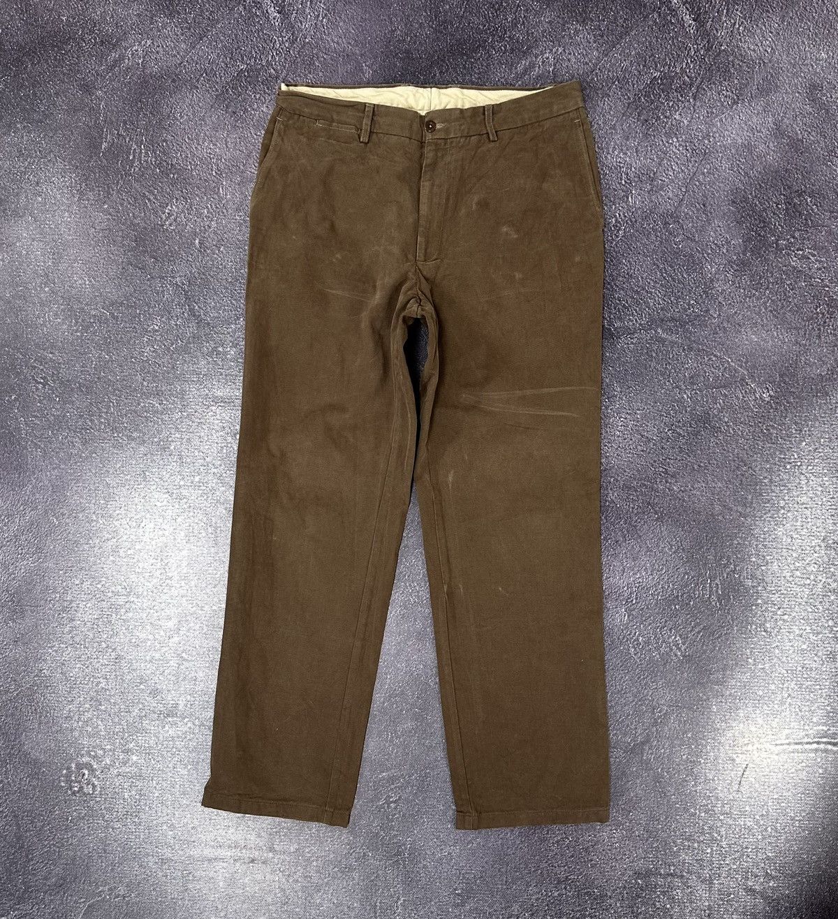 Fay × Vintage Vintage Fay Brown Luxury Baggy Pants Size US 38 / EU 54 - 1 Thumbnail