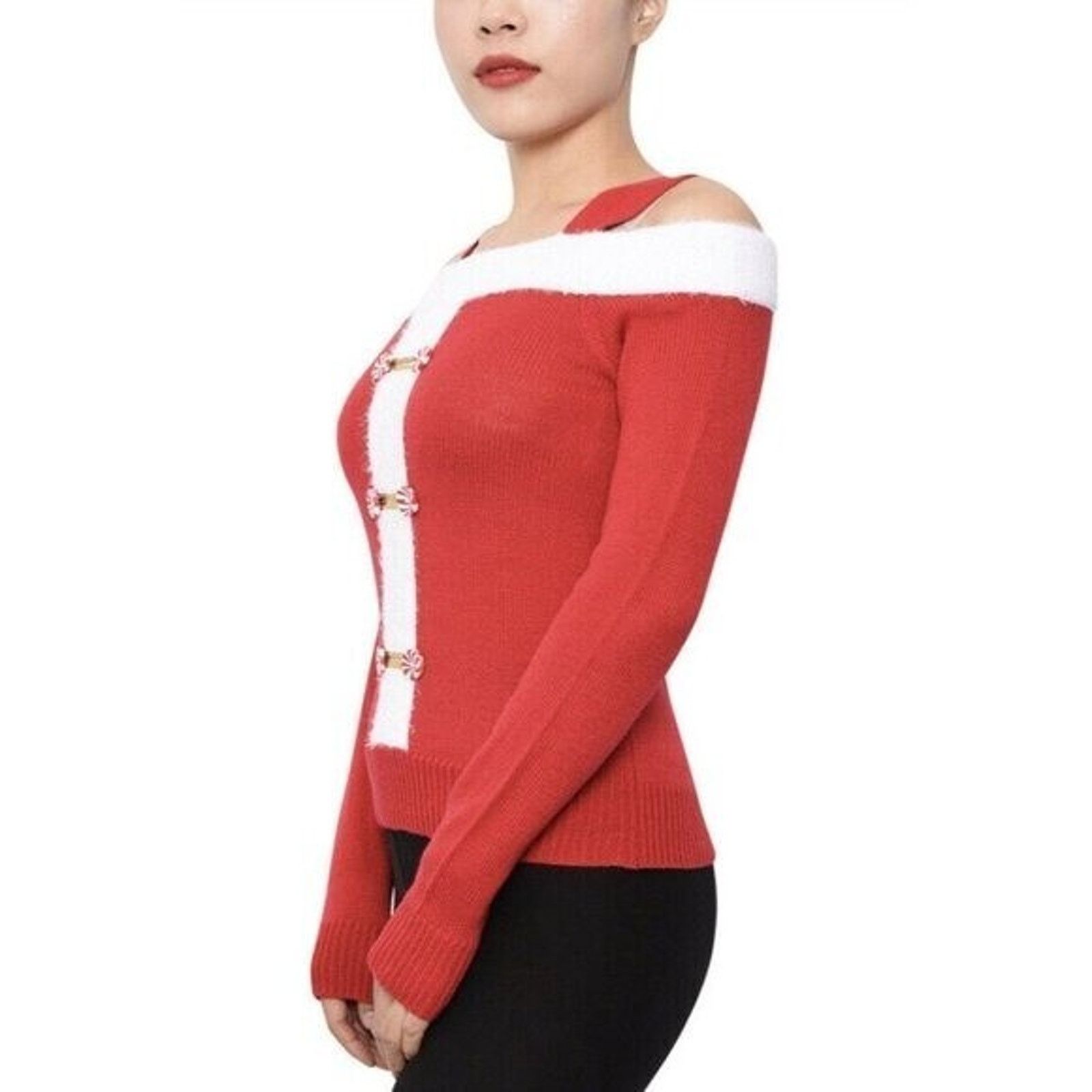 Planet Hollywood Planet gold Holiday Christmas top party girl size XS A000371 Size XS / US 0-2 / IT 36-38 - 3 Thumbnail