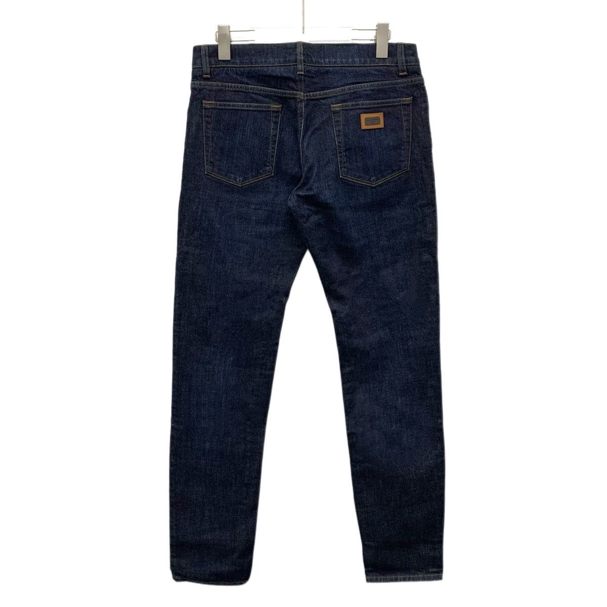 Dolce & Gabbana Dolce & Gabbana Navy Blue Cotton Denim Casual Pants K26WX Size US 34 / EU 50 - 2 Thumbnail