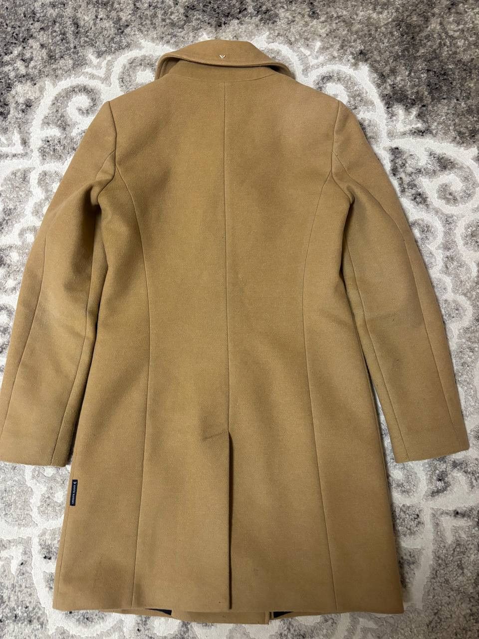 Armani Armani Jeans Camel Wool Coat – Women’s EU 38 – “Timeless” Size XS / US 0-2 / IT 36-38 - 4 Thumbnail