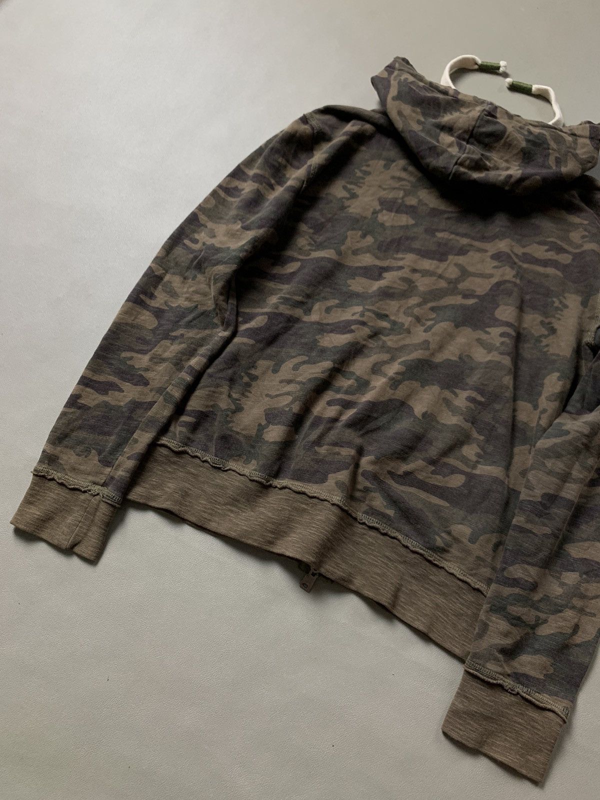 If Six Was Nine × Japanese Brand × Le Grande Bleu (L.G.B.) 40weft Military Distressed Zip Hoodie Size US M / EU 48-50 / 2 - 10 Thumbnail