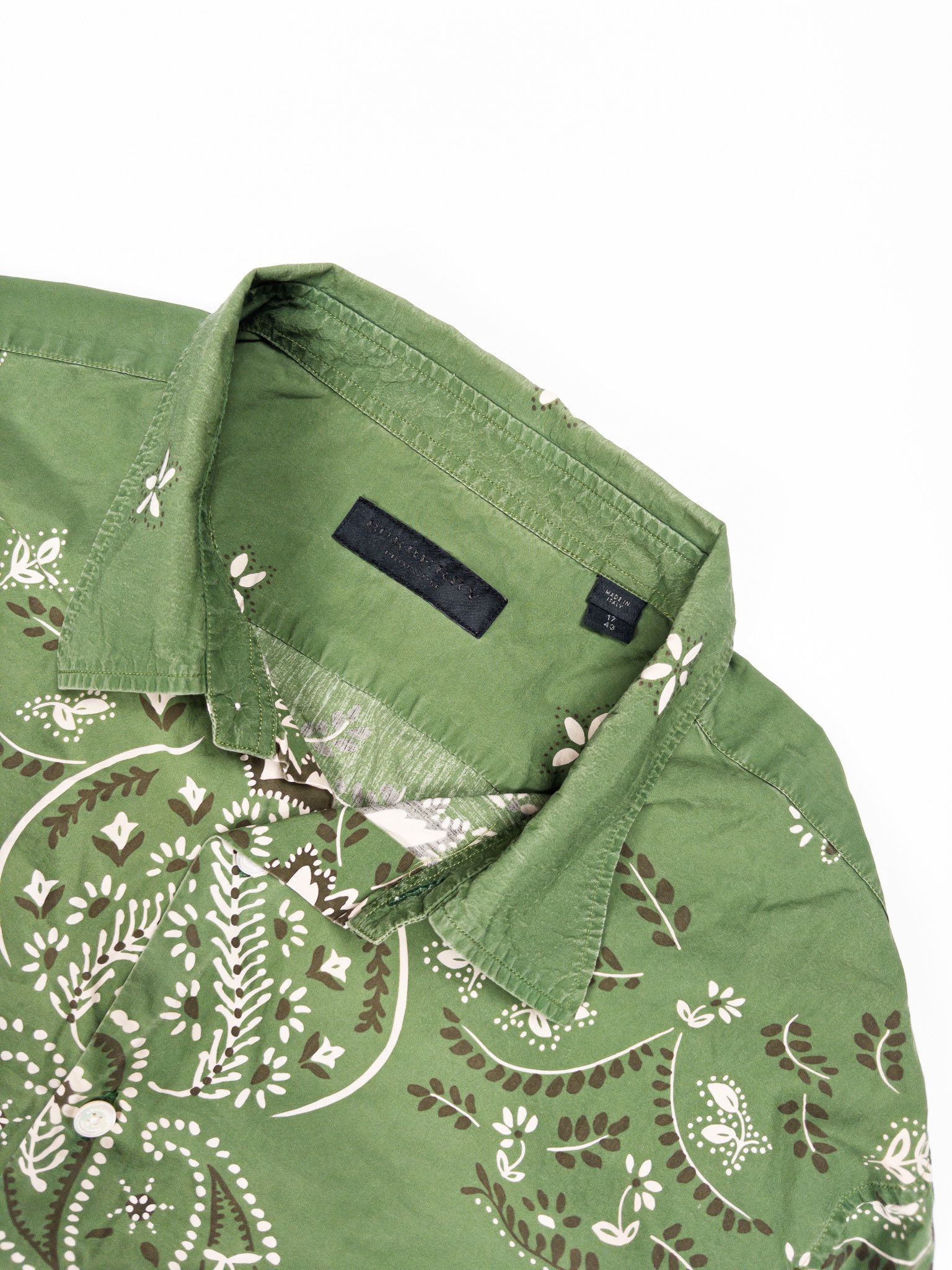 Burberry Prorsum Burberry Prorsum AW15 Paisley Bandana Print Shirt Size US L / EU 52-54 / 3 - 4 Thumbnail