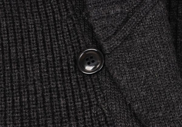 Junya Watanabe Jacket Elbow Patch Wool Knit Black Size US S / EU 44-46 / 1 - 3 Thumbnail