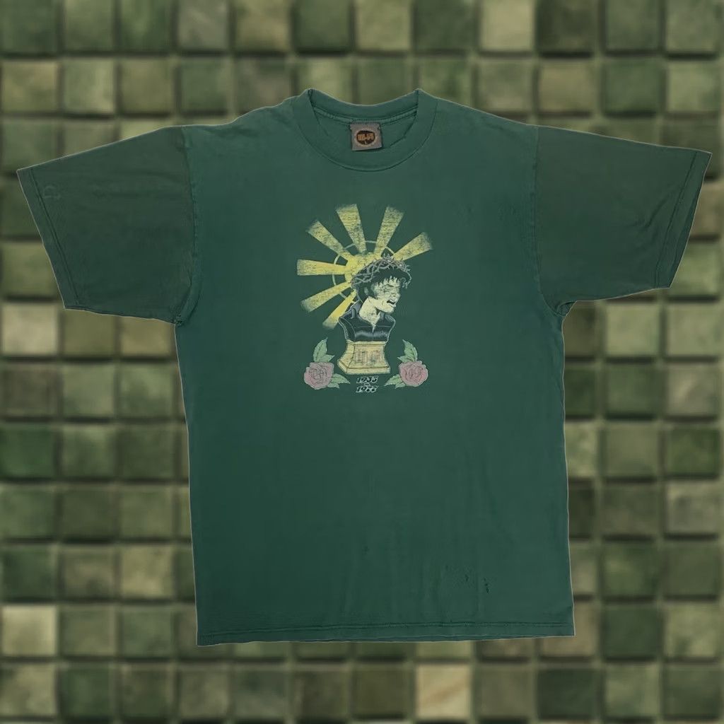 Vintage VINTAGE Hi-Fi Elvis Presley Memorial Shirt Adult Large Green USA World Domination Size ONE SIZE - 1 Thumbnail