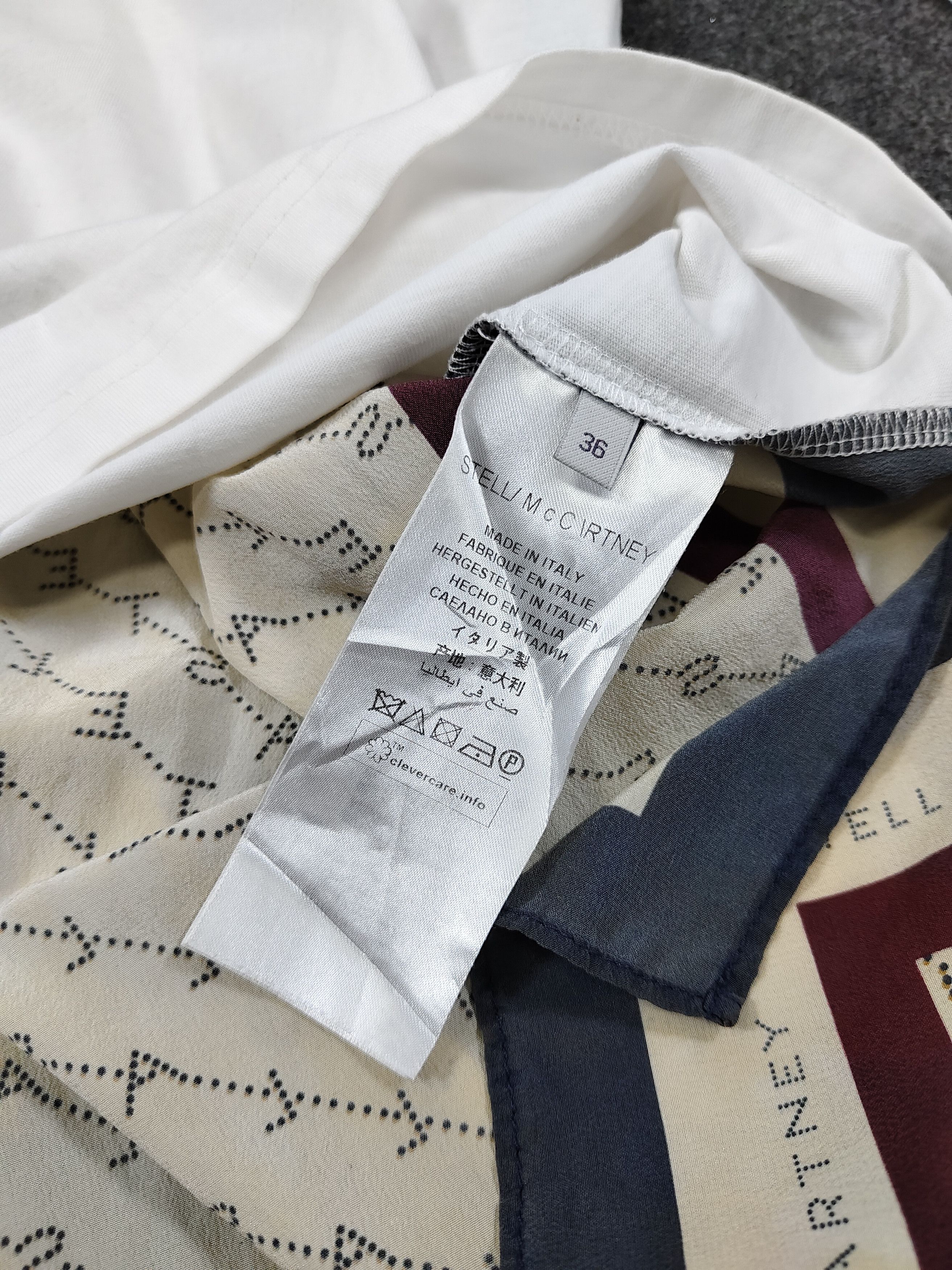 Stella McCartney Stella McCartney💥 Silk Scarf Back Panel Logo Long Sleeve Size M / US 6-8 / IT 42-44 - 7 Thumbnail