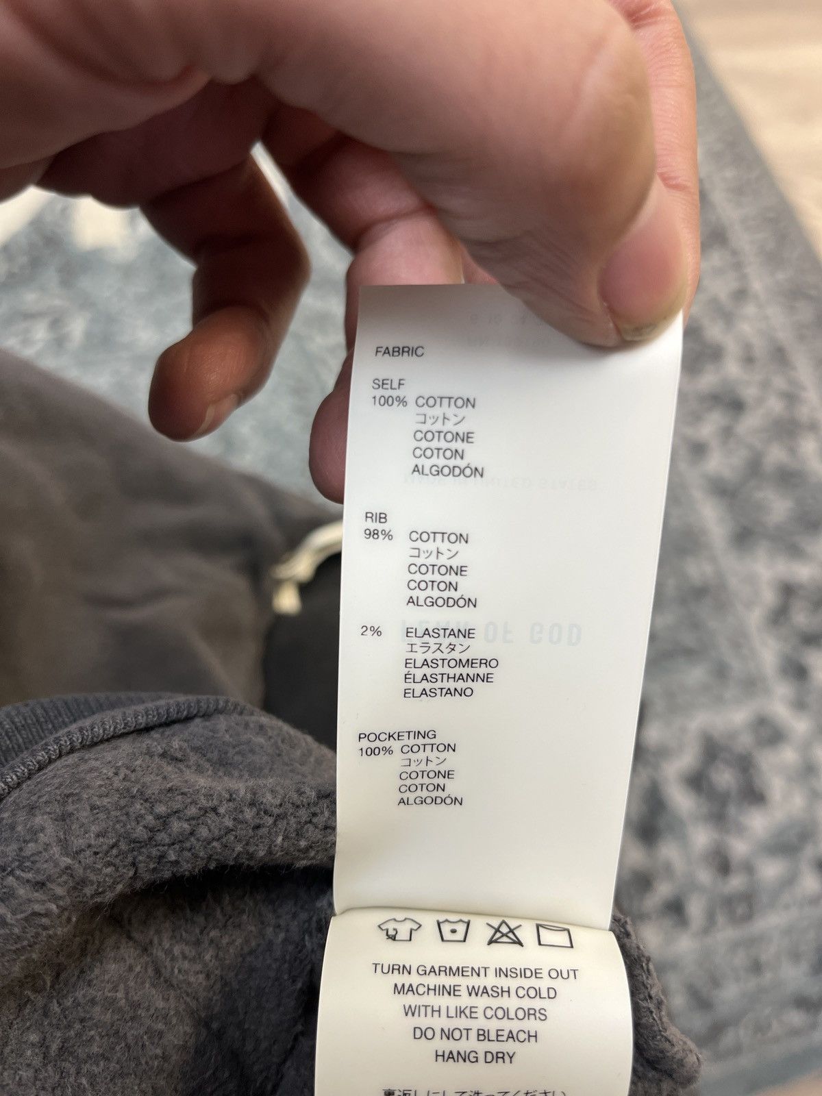 Fear of God Fear Of God Sinners Hoodie Size US S / EU 44-46 / 1 - 3 Thumbnail