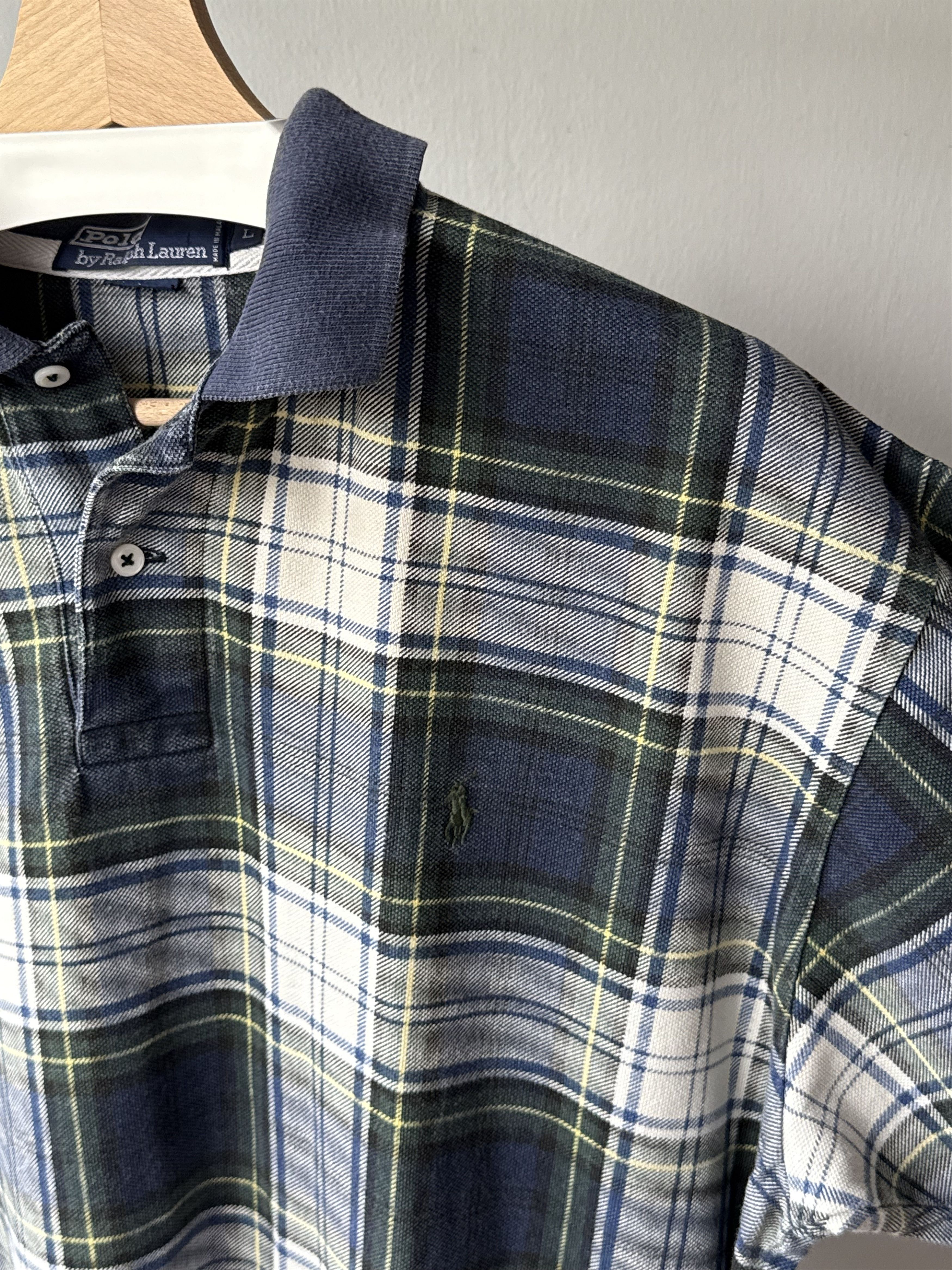 Polo Ralph Lauren Vintage 90s Polo by Ralph Lauren Tartan Plaid Polo Shirt Size US L / EU 52-54 / 3 - 10 Thumbnail