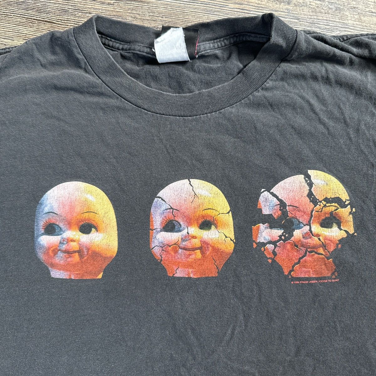 Vintage Vintage STAIND baby head band tee Size US L / EU 52-54 / 3 - 1 Thumbnail
