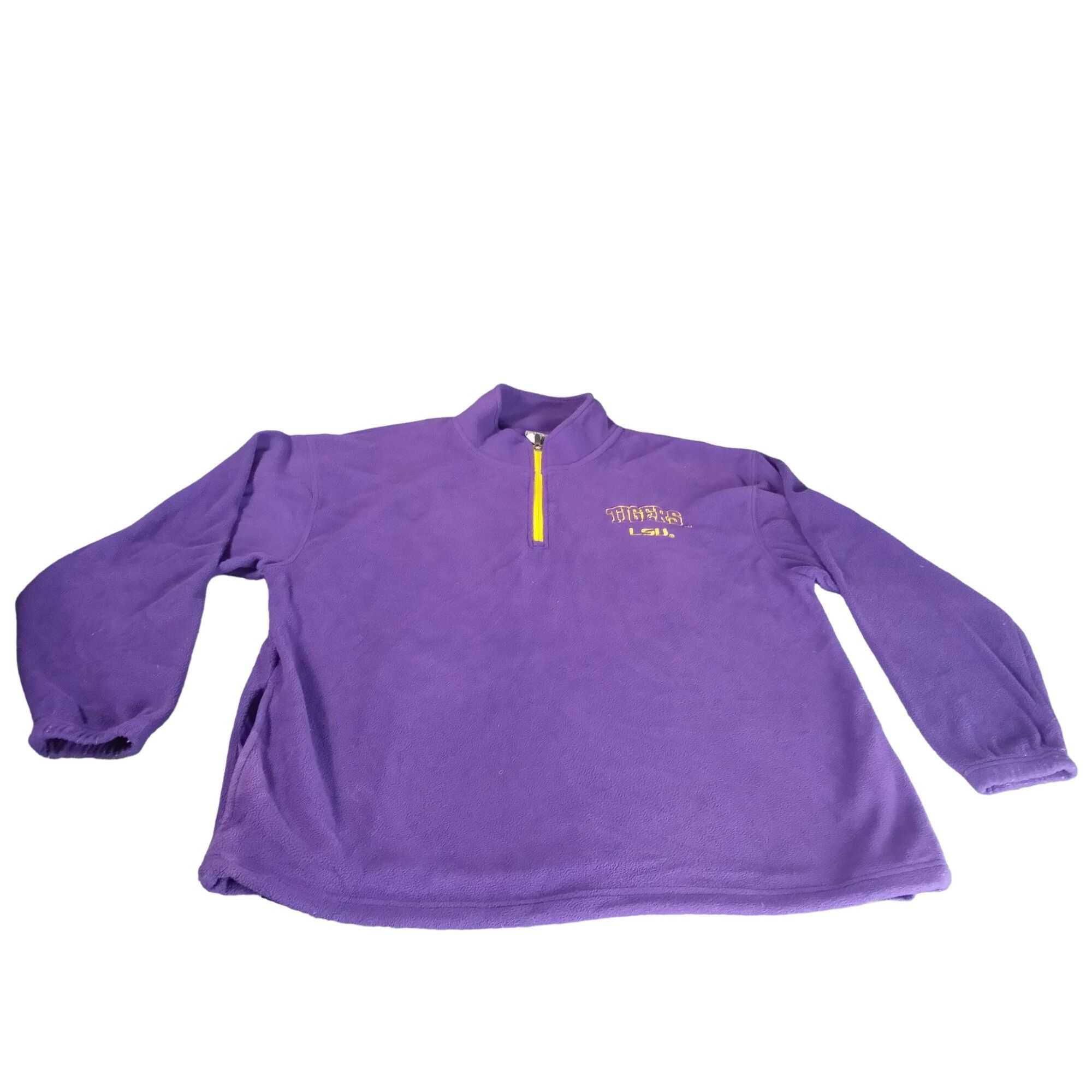 NCAA LSU Tigers Fleece Pullover Men Sz XL Knights Apparel NCAA Sc Size US XL / EU 56 / 4 - 1 Thumbnail