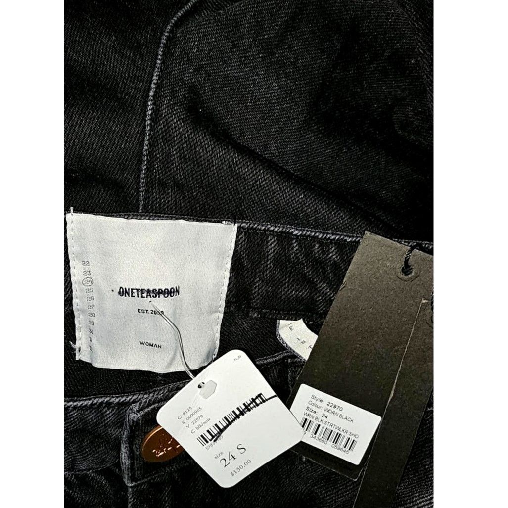 Free People New FREE PEOPLE OneTeaspoon Streetwalkers High-Waist Shorts Size 24" / US 00 / IT 34 - 7 Thumbnail