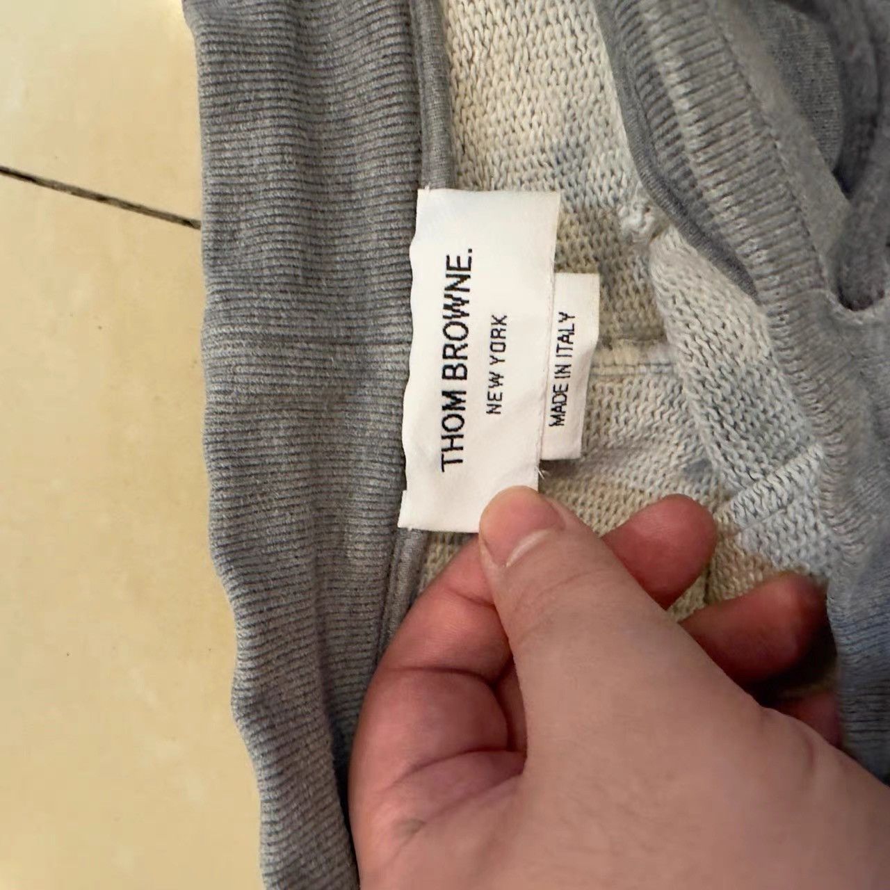 Thom Browne Thom Browne Gray Pants With Stripes K28 Size US 28 / EU 44 - 5 Thumbnail