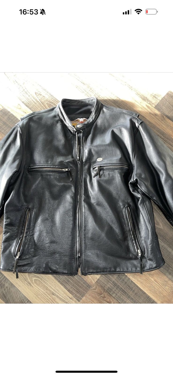 Harley Davidson Harley Davidson Leather Jacket Cafe Racer SportXXL Size US XXL / EU 58 / 5 - 2 Thumbnail