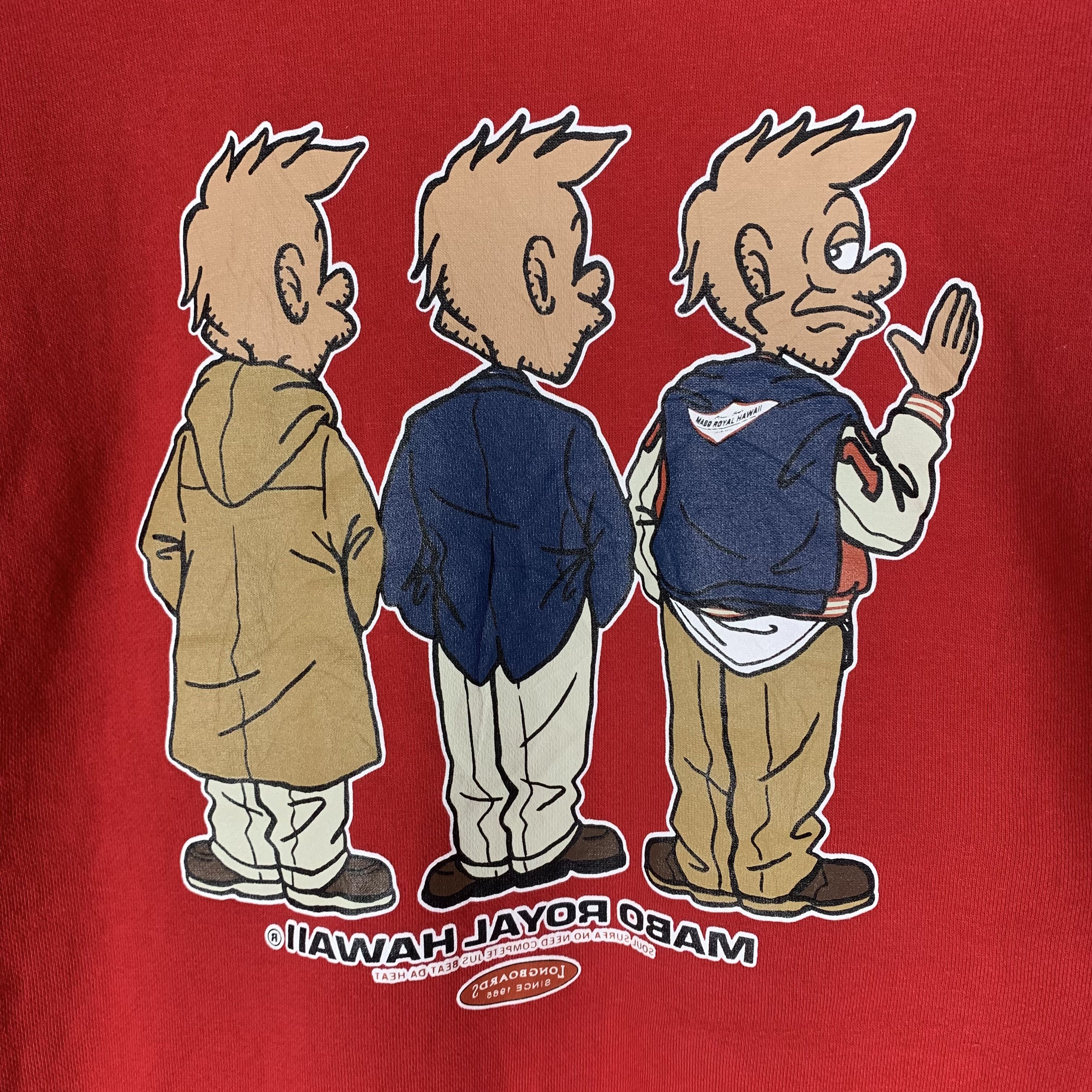 Vintage Mabo Royal Hawaii Longboards Surf Sweatshirt Crewneck Size US L / EU 52-54 / 3 - 4 Thumbnail