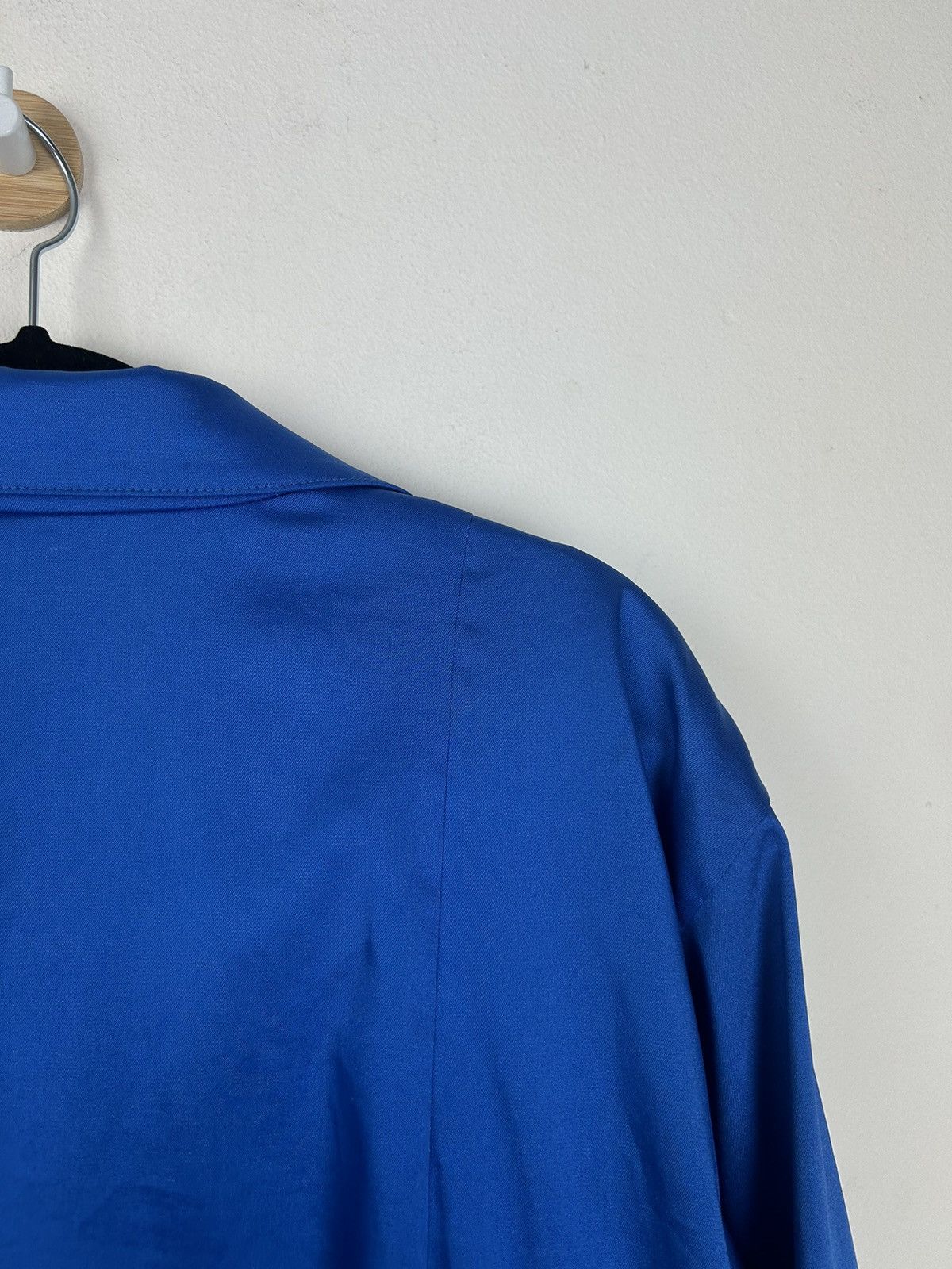 Alexander McQueen × Vintage 🧿chinese belted coat navy blue Size US S / EU 44-46 / 1 - 14 Thumbnail