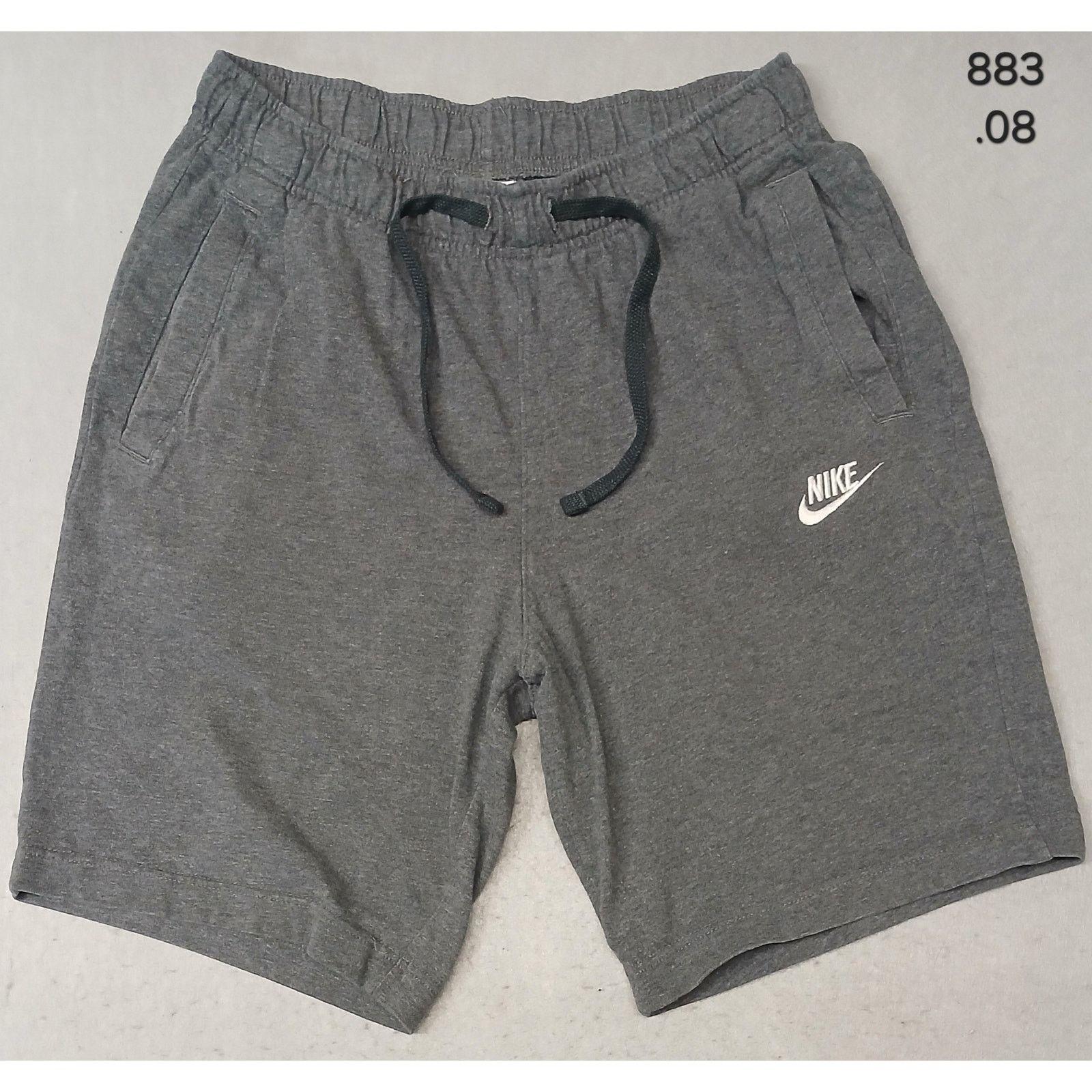 Nike Nike (Small) Men's Gray Fleece Training Shorts Size US 26 / EU 42 - 1 Thumbnail