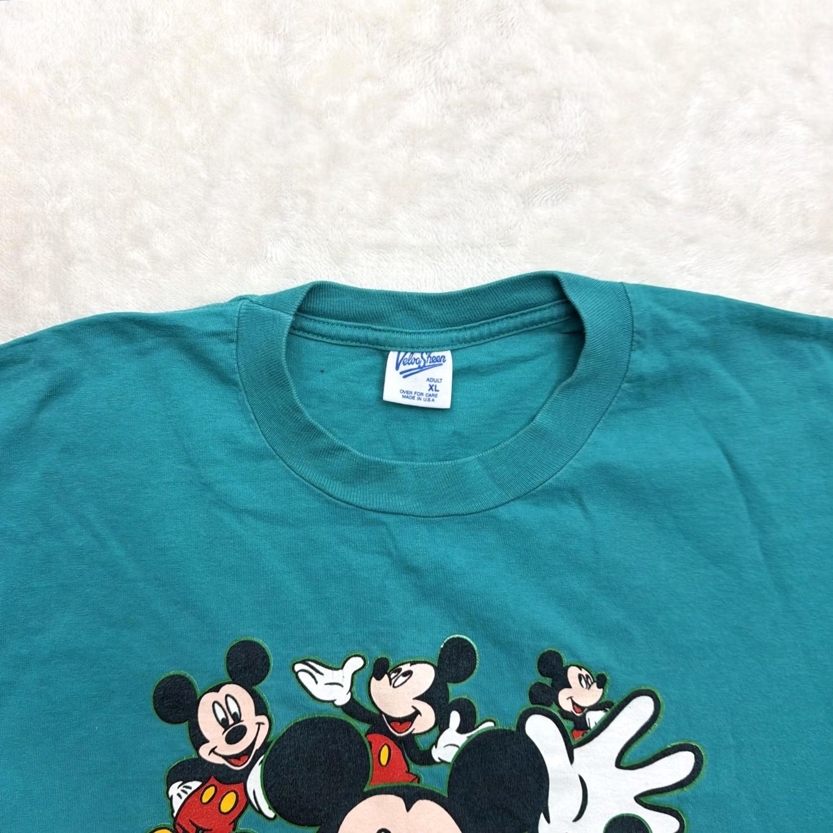 Velva Sheen VINTAGE Velva Sheen Mickey Mouse Minnesota Shirt Mens XL Green Disney Tee Size US XL / EU 56 / 4 - 2 Thumbnail