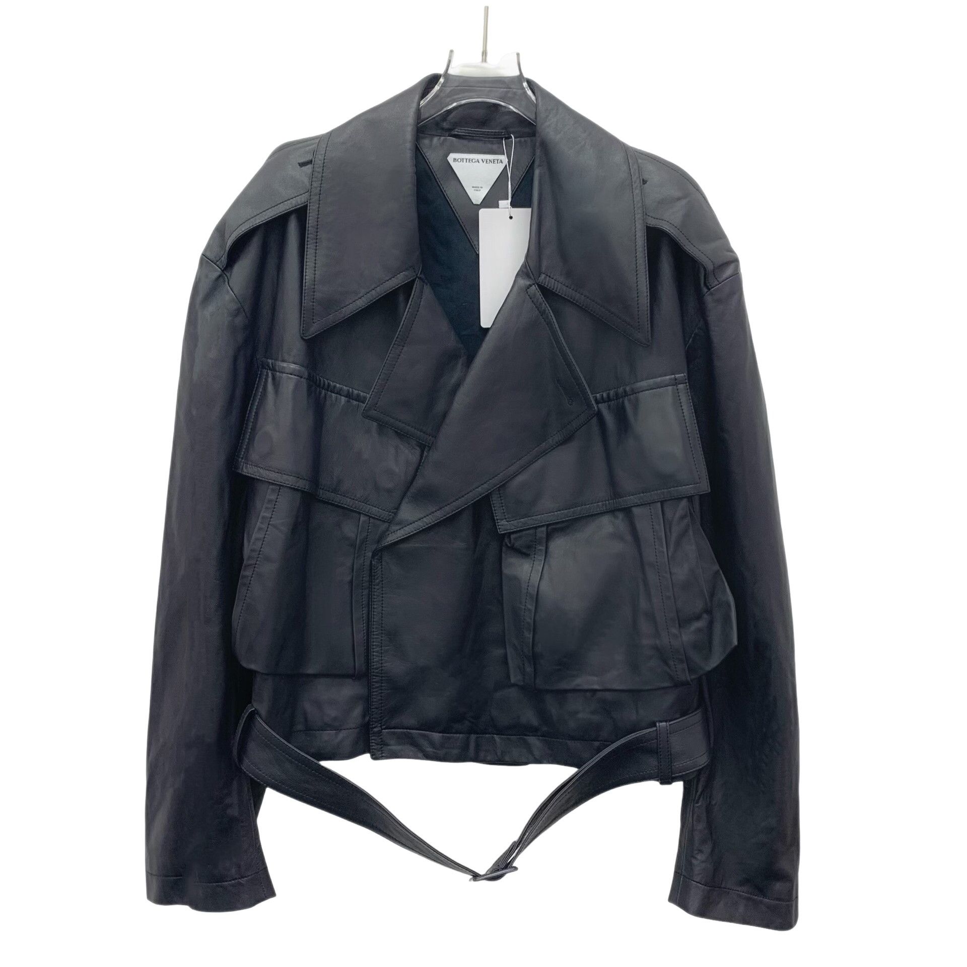 Bottega Veneta Bottega Veneta Lambskin Leather Jacket Size S Size US S / EU 44-46 / 1 - 1 Thumbnail