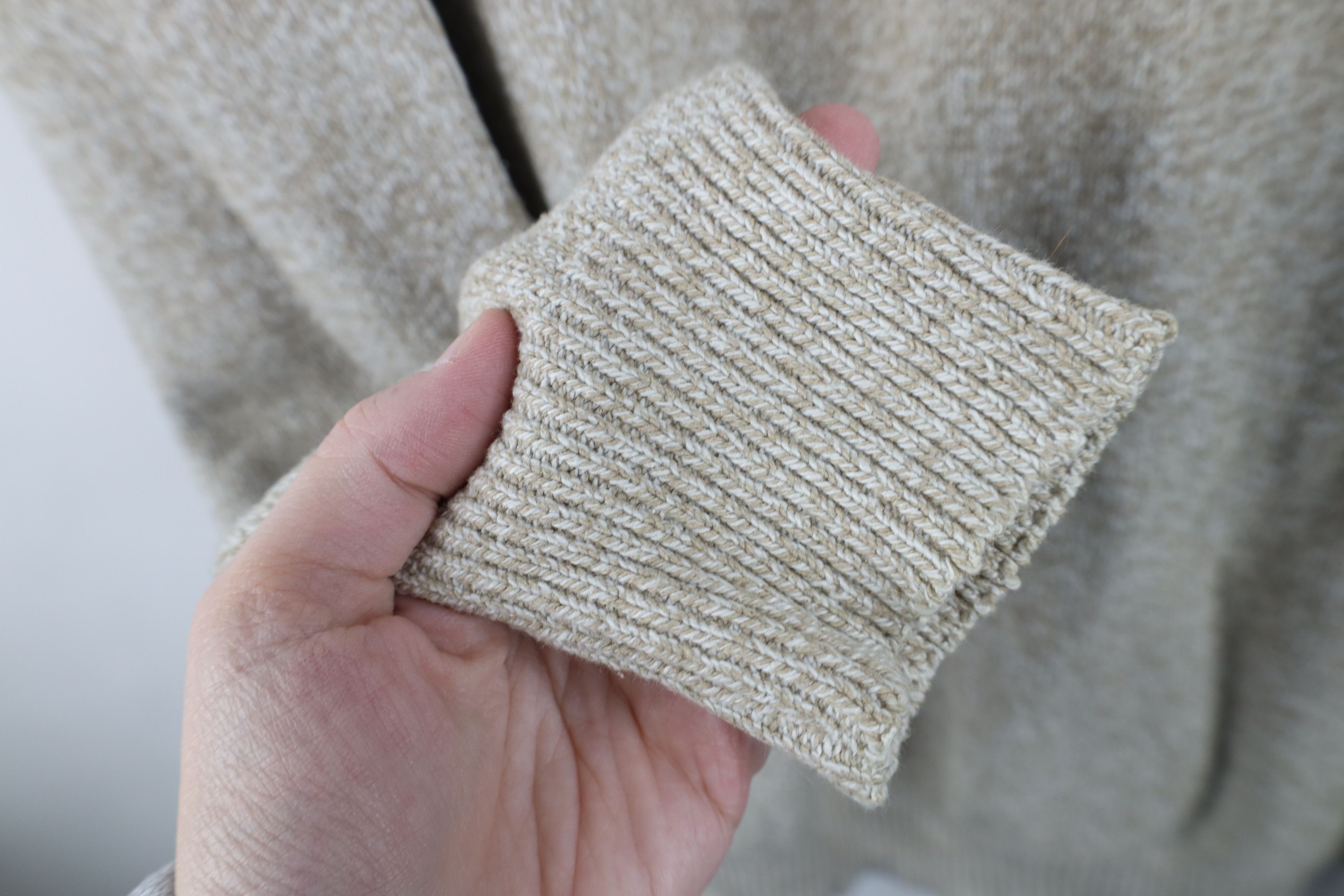 Woolrich Woolen Mills Vintage 90s Woolrich Cotton Knit Crewneck Sweater Beige USA Size US L / EU 52-54 / 3 - 6 Thumbnail