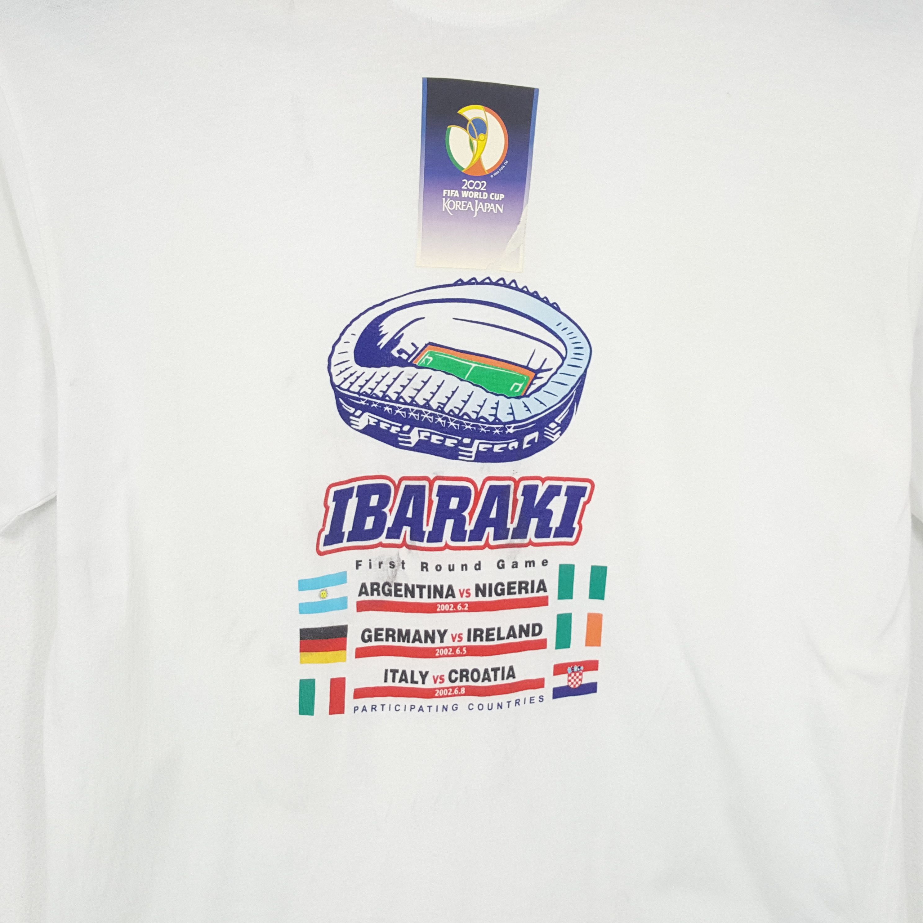 Vintage Vintage 2002 FIFA WORLD CUP KOREA JAPAN Promotion T-Shirts Size US L / EU 52-54 / 3 - 2 Thumbnail