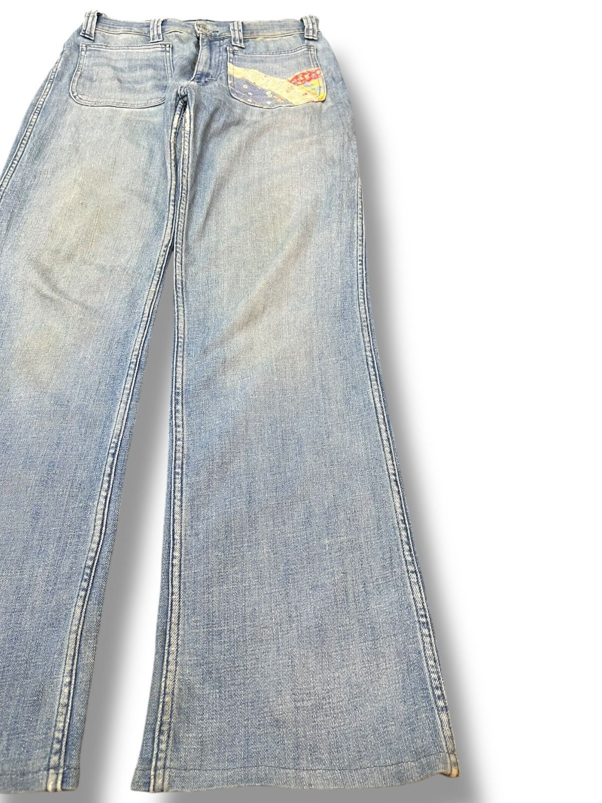 Polo Ralph Lauren × RRL Ralph Lauren × Ralph Lauren Vintage Polo Ralph Lauren Flare Mural Denim Size US 28 / EU 44 - 5 Thumbnail