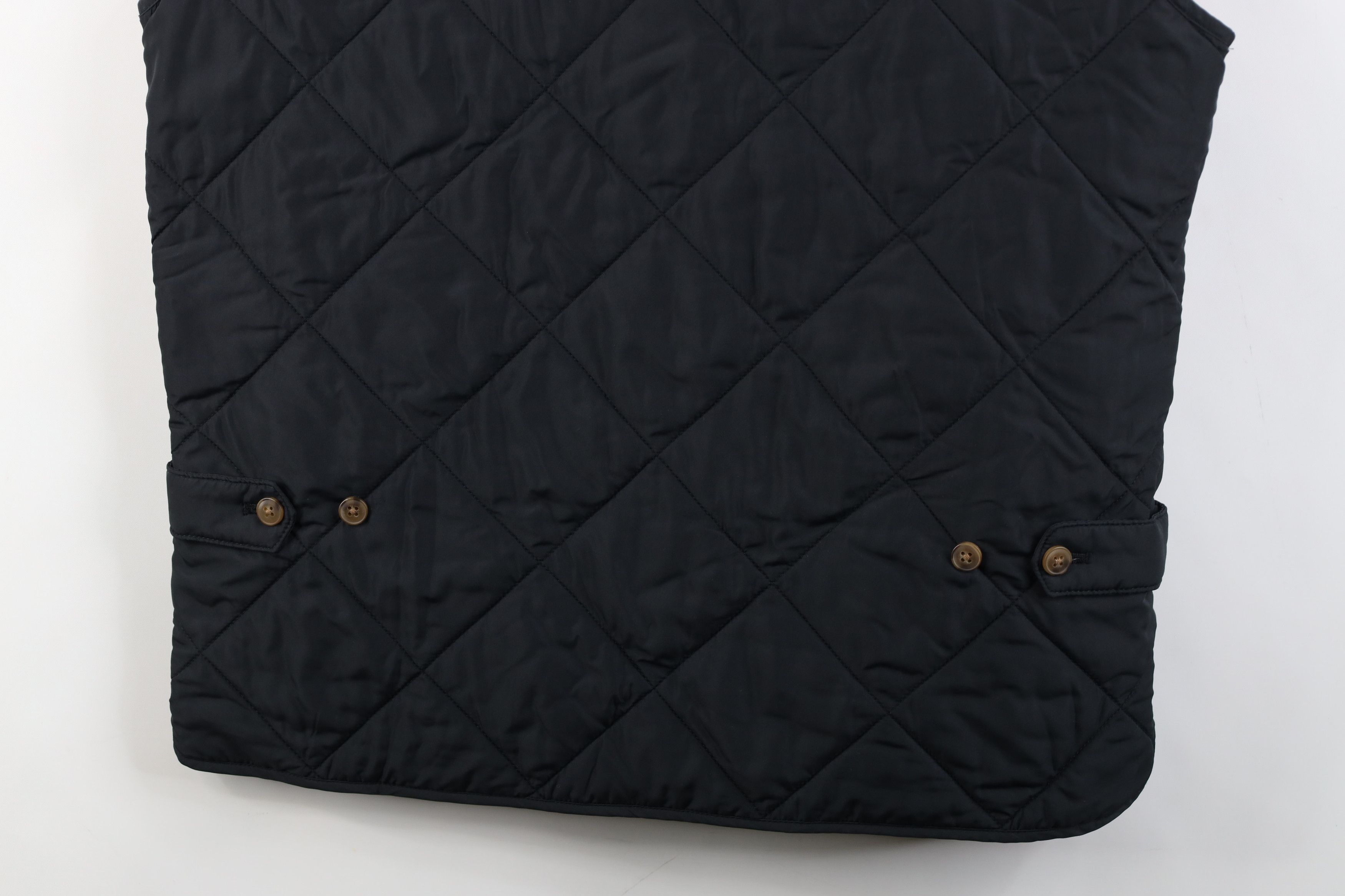J.Crew J Crew Faded Button Back Quilted Full Zip Vest Jacket Black Size US M / EU 48-50 / 2 - 15 Thumbnail