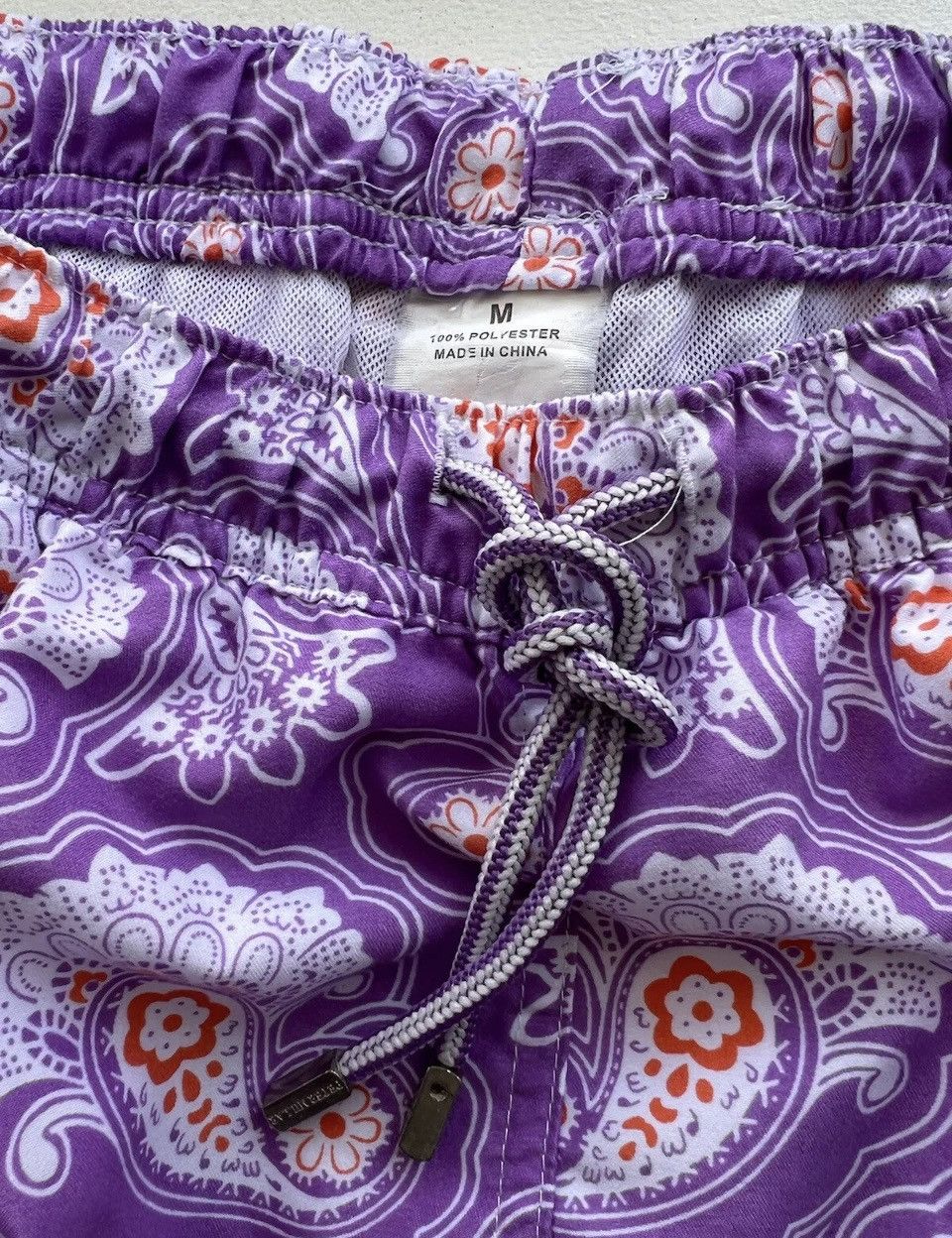 Designer × Other × Peter Millar Peter Millar Lavender Paisley swim trunks Shorts Medium Size US 34 / EU 50 - 7 Thumbnail