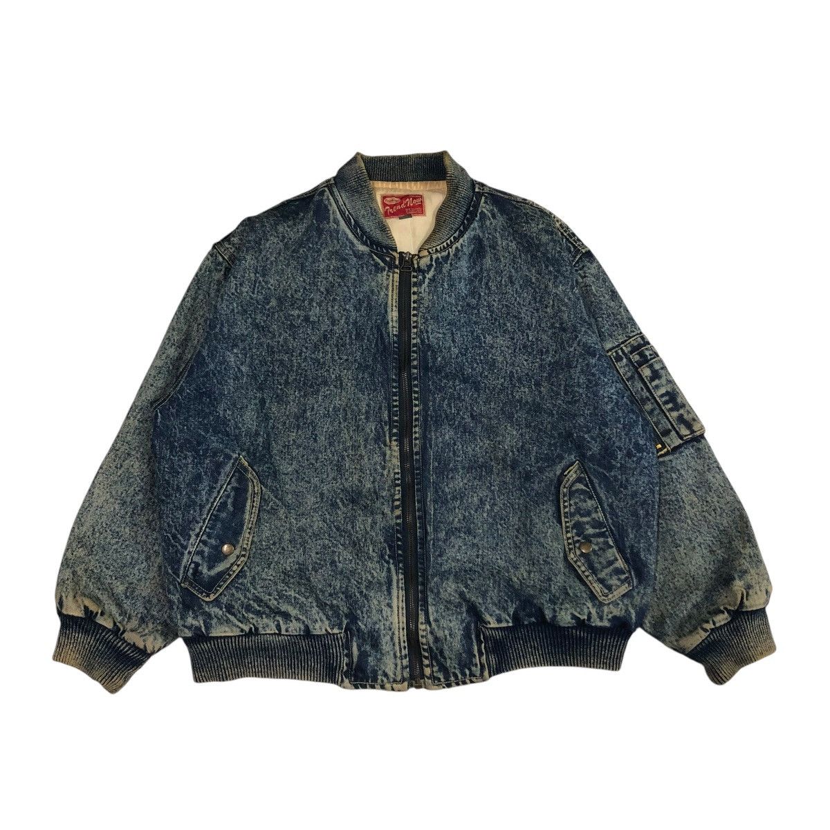 Hysteric Glamour 🔥VINTAGE BOMBER JACKET DENIM MADSTATION BIG LOGO Size US M / EU 48-50 / 2 - 2 Thumbnail