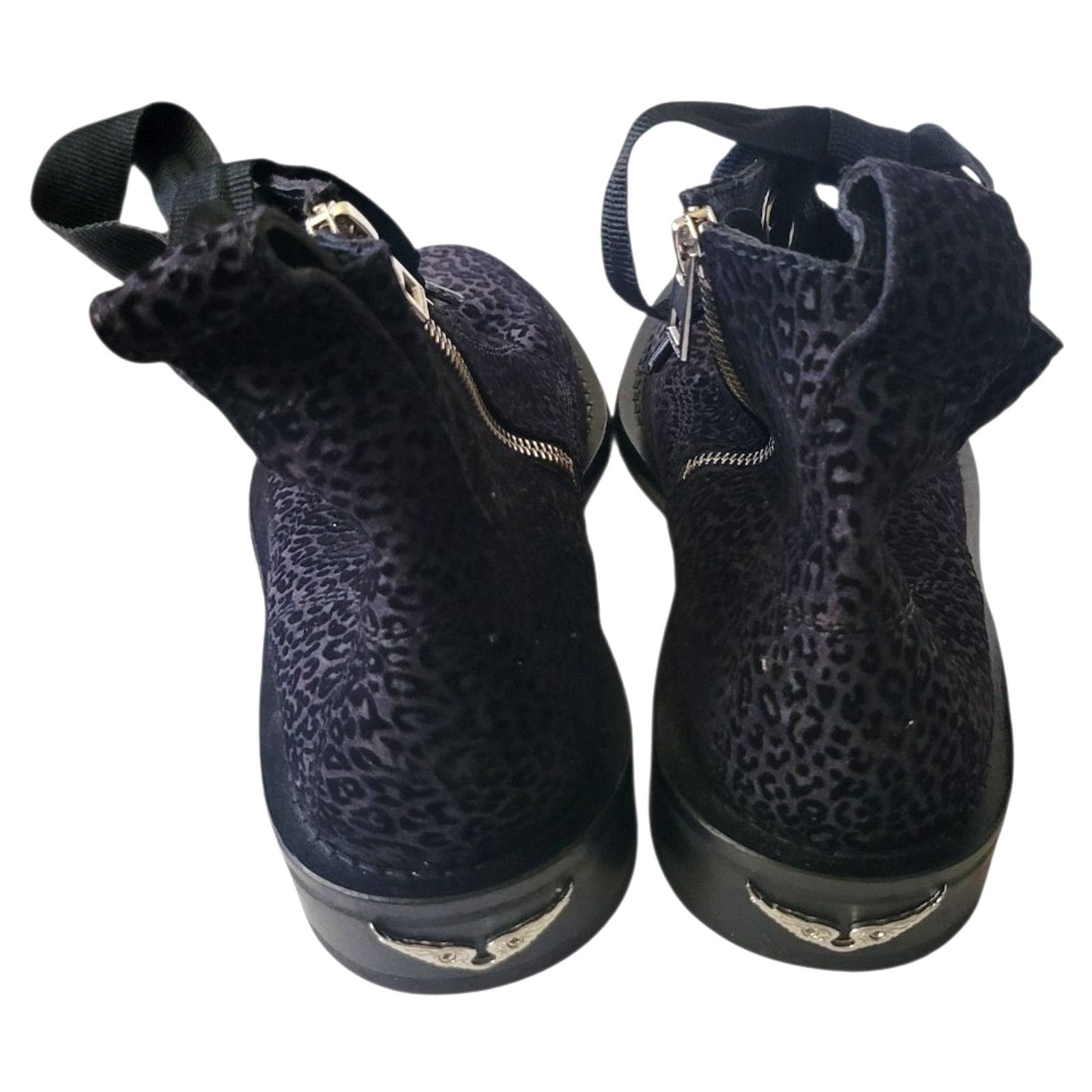 Zadig & Voltaire Zadig & Voltaire LAUREEN LEO SUEDE WOMEN ANKLE BOOT Size 10 Size US 10 / IT 40 - 3 Thumbnail